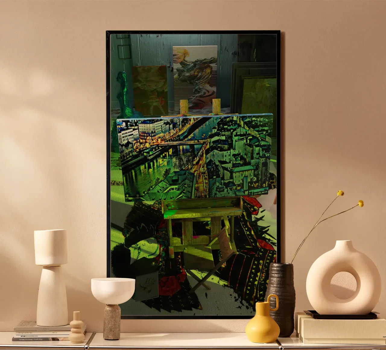 Il laboratorio del falsario - Salisburgo di notte - Versione verde poster da the-witcher