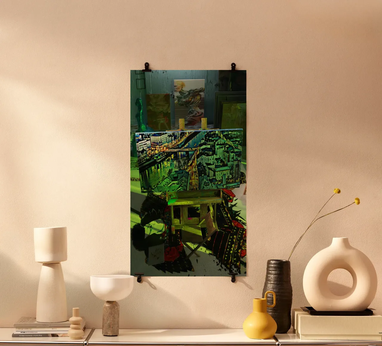 Il laboratorio del falsario - Salisburgo di notte - Versione verde poster da the-witcher
