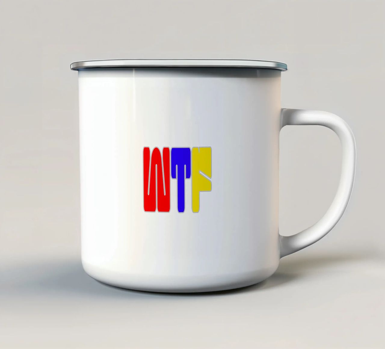 WTF Trending Now tazza in smalto da Urban Life