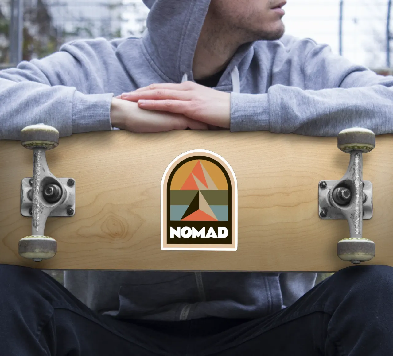 Vita da nomade di tendenza ora adesivo da Urban Life