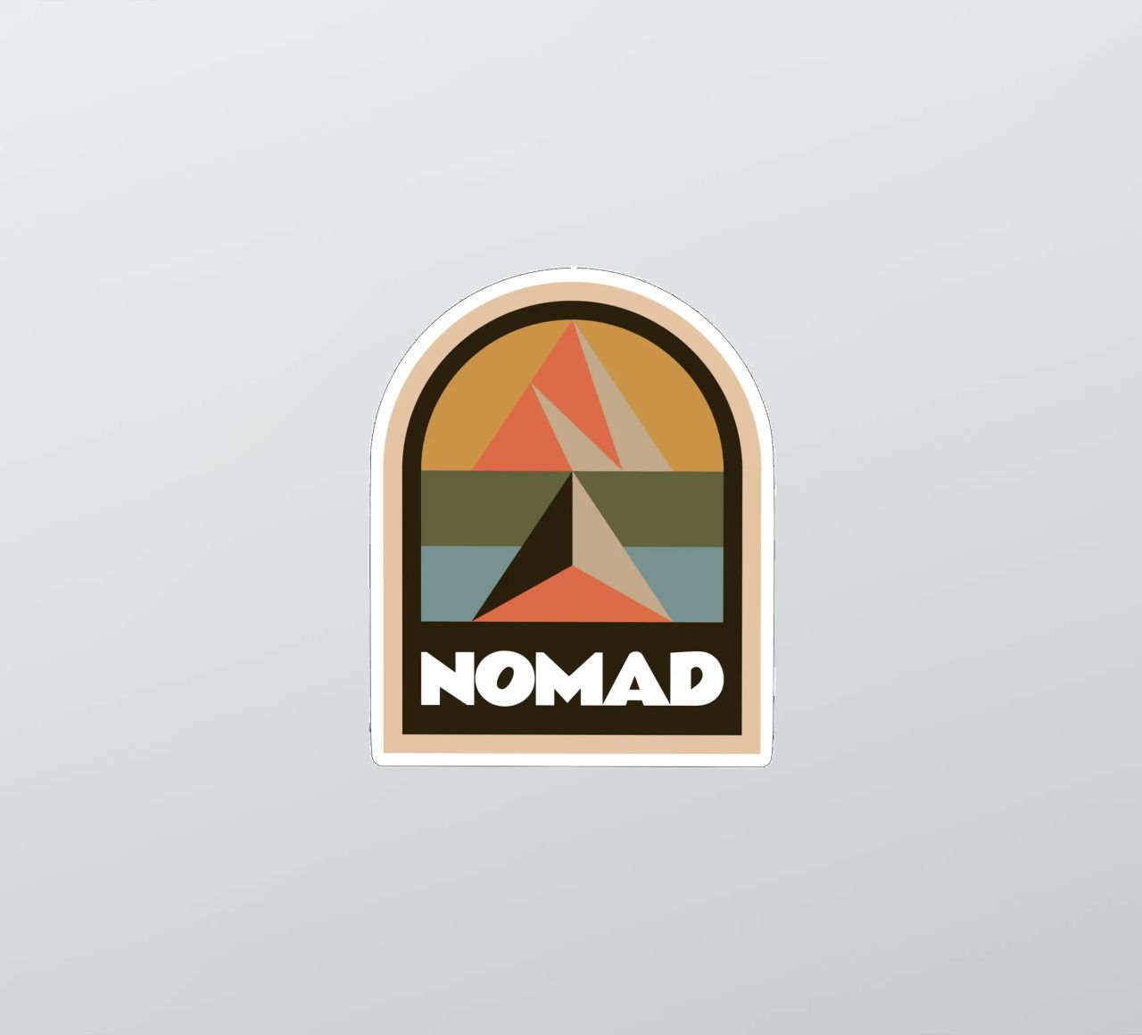 La vie nomade est à la mode autocollant de Urban Life