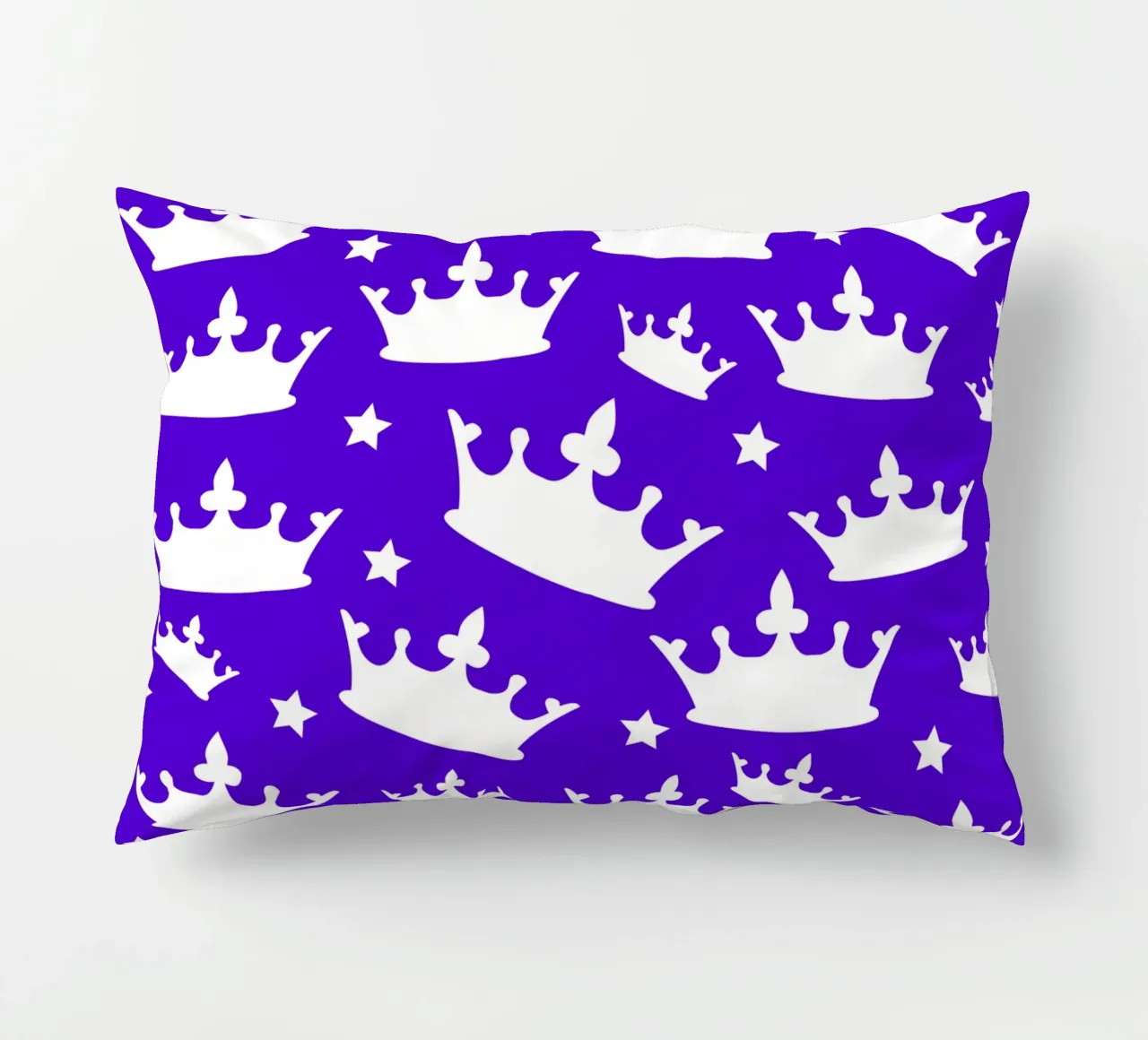 Crown with stars pattern cuscino da baobabprintstore