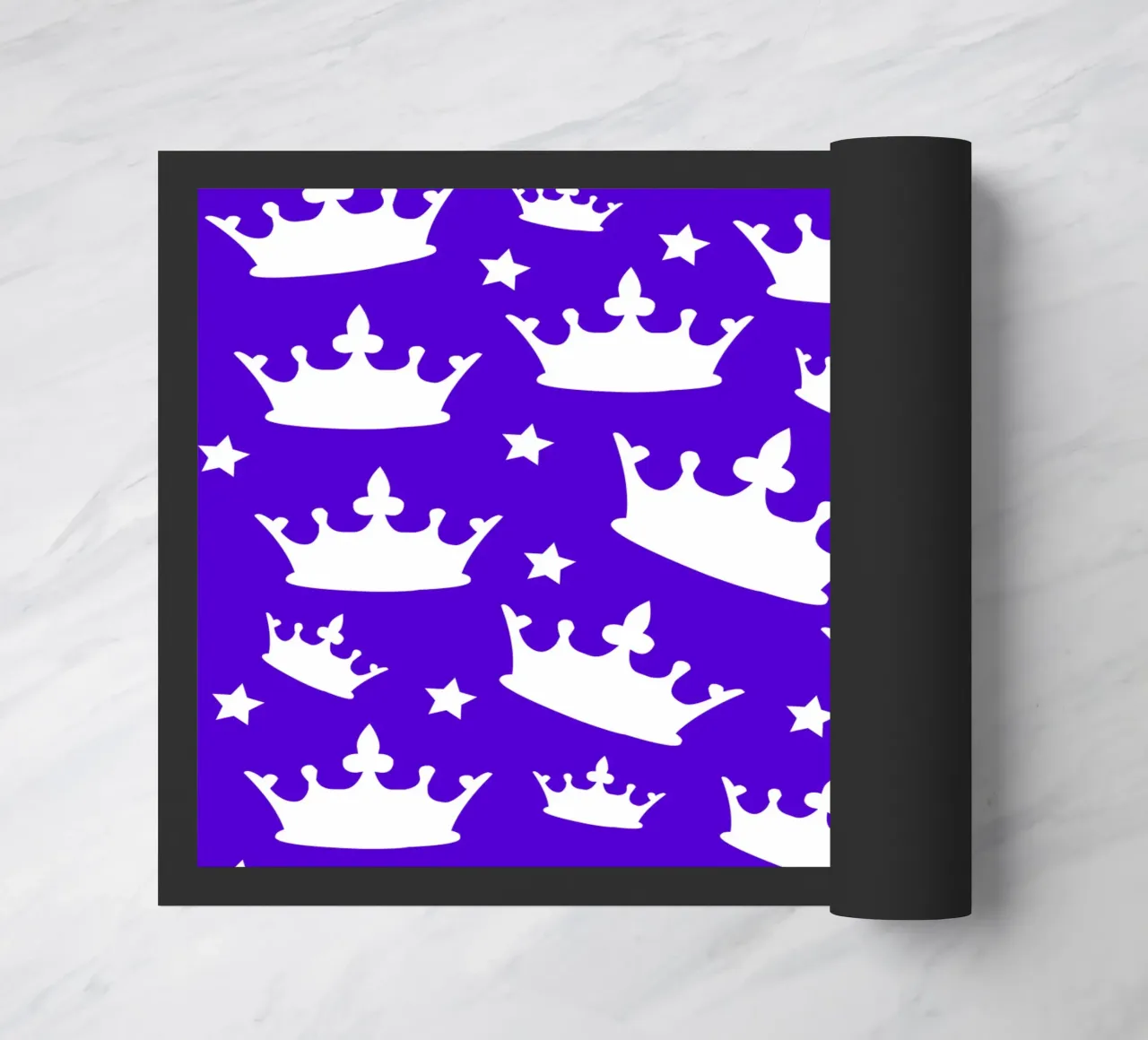 Crown with stars pattern zerbino da baobabprintstore