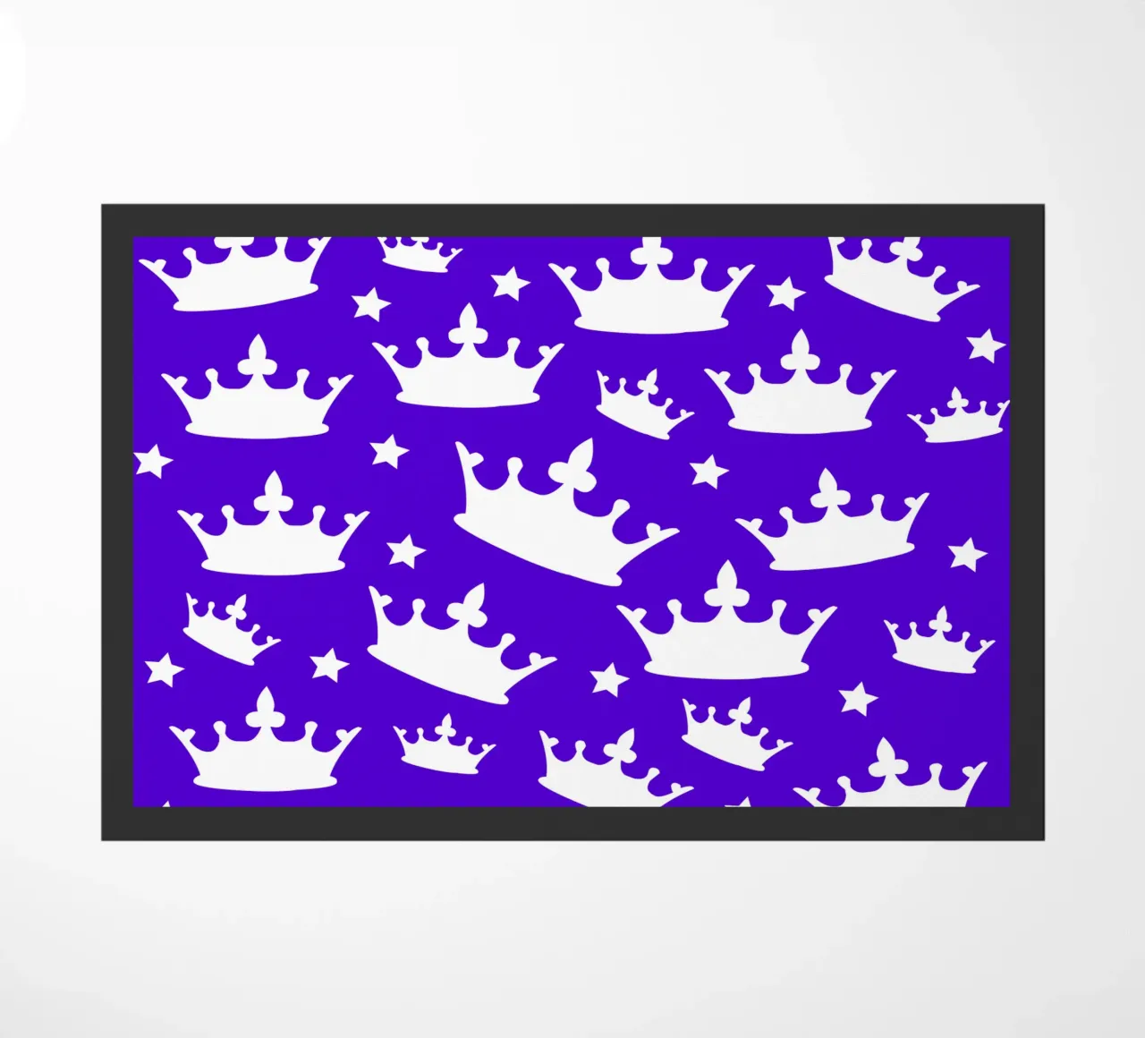 Crown with stars pattern zerbino da baobabprintstore