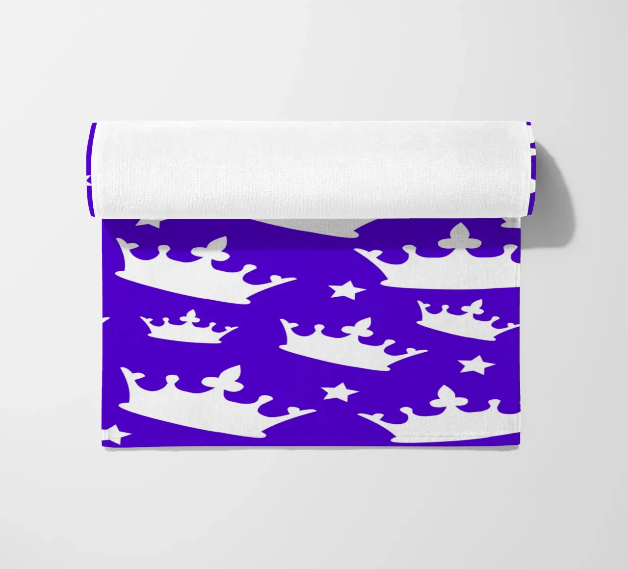 Crown with stars pattern telo mare da baobabprintstore