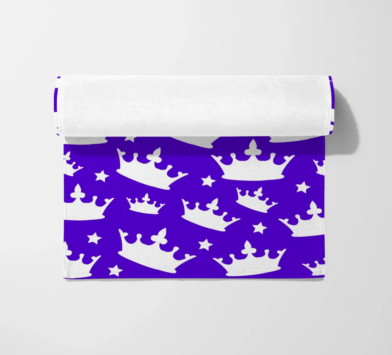 Crown with stars pattern telo mare da baobabprintstore