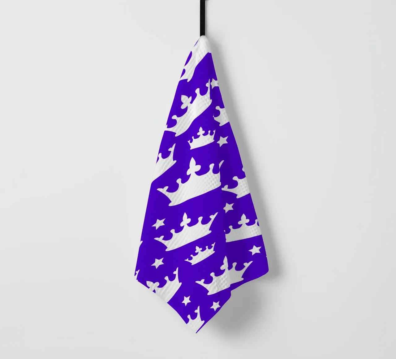 Crown with stars pattern canovaccio da cucina da baobabprintstore