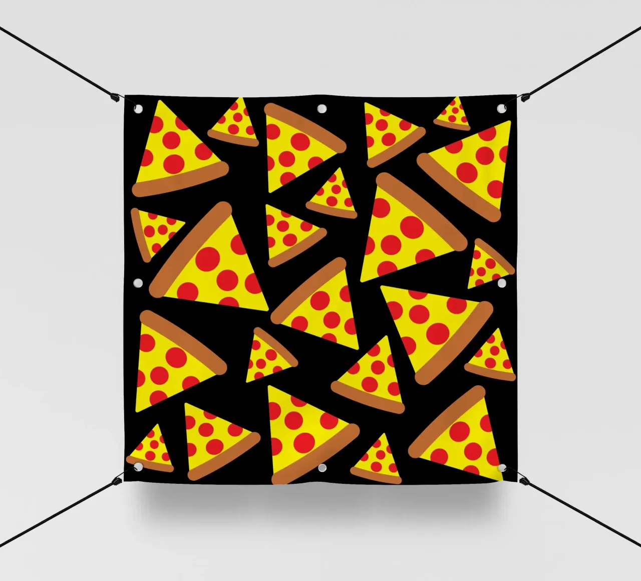 Pizza pattern telo in pvc da baobabprintstore