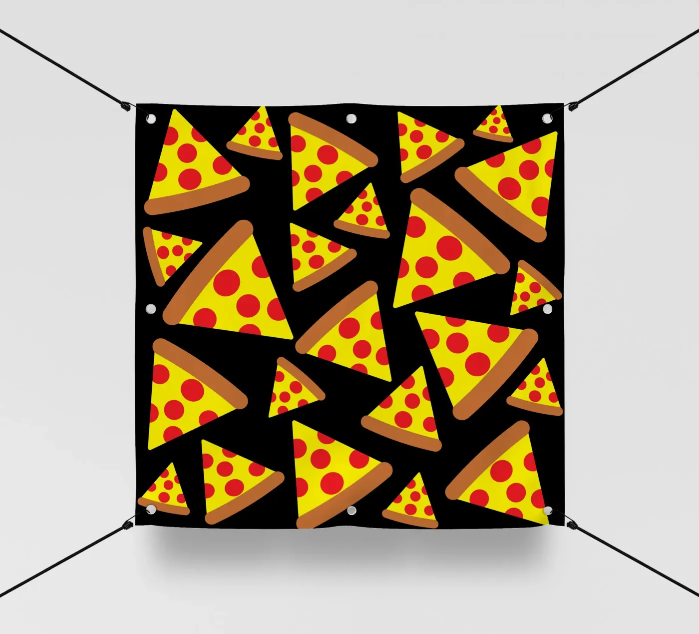 Pizza pattern telo in pvc da baobabprintstore