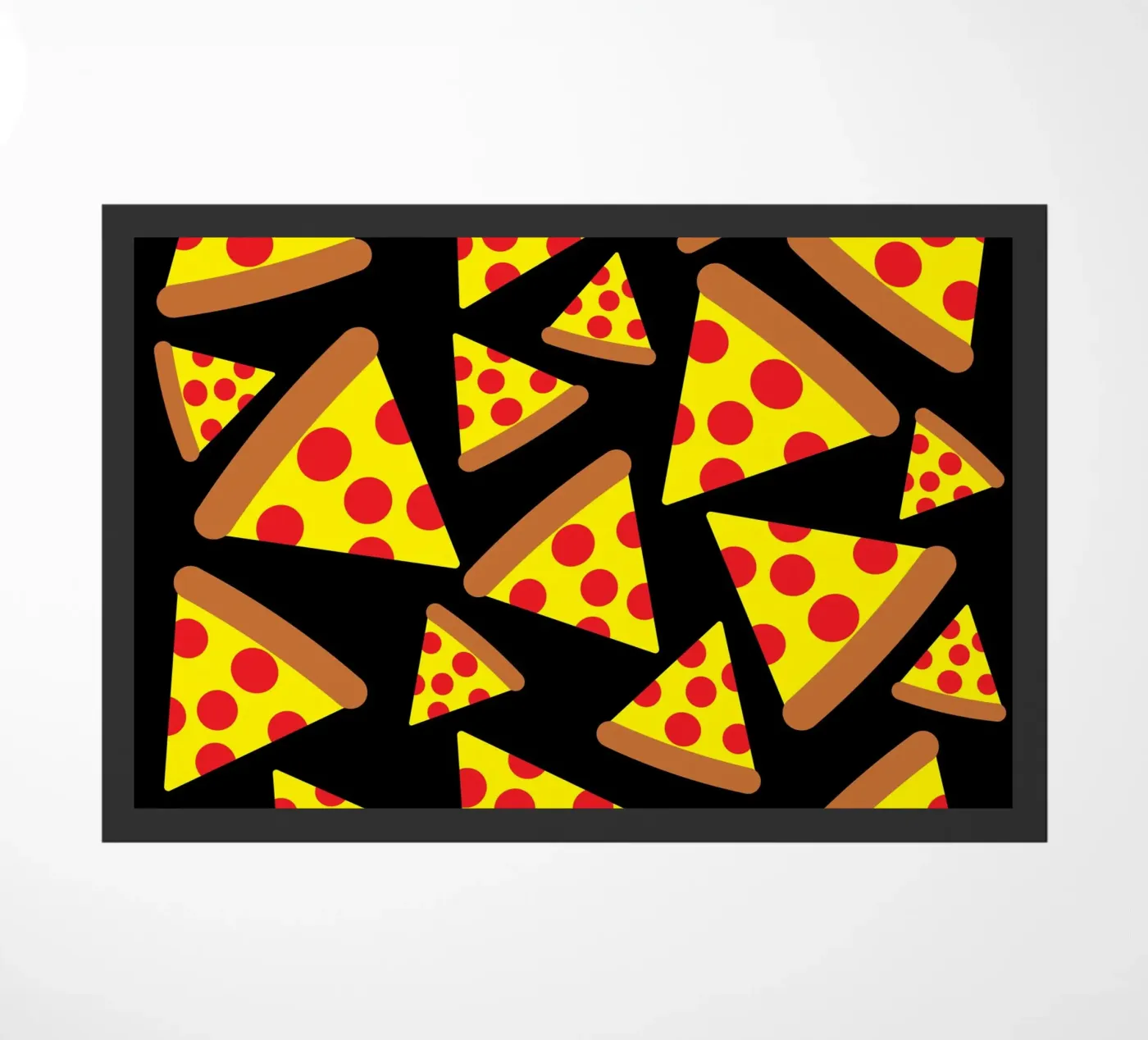 Pizza pattern Fußmatte von baobabprintstore