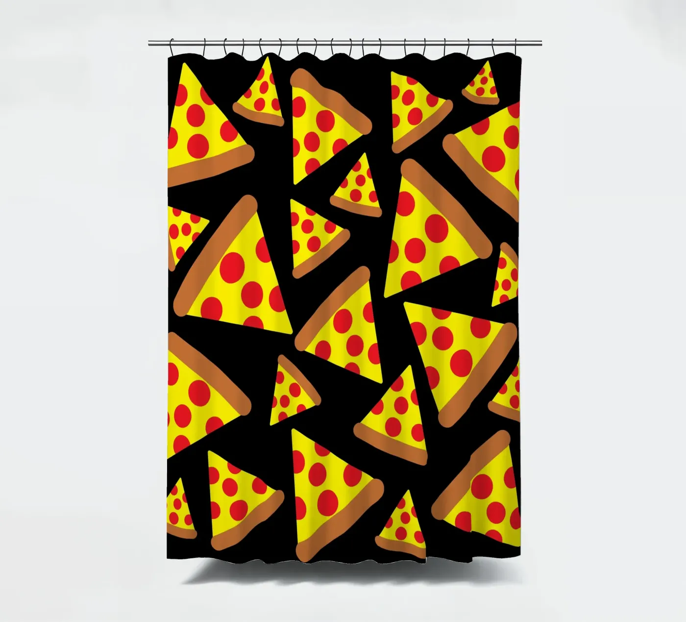 Pizza pattern Duschvorhang von baobabprintstore
