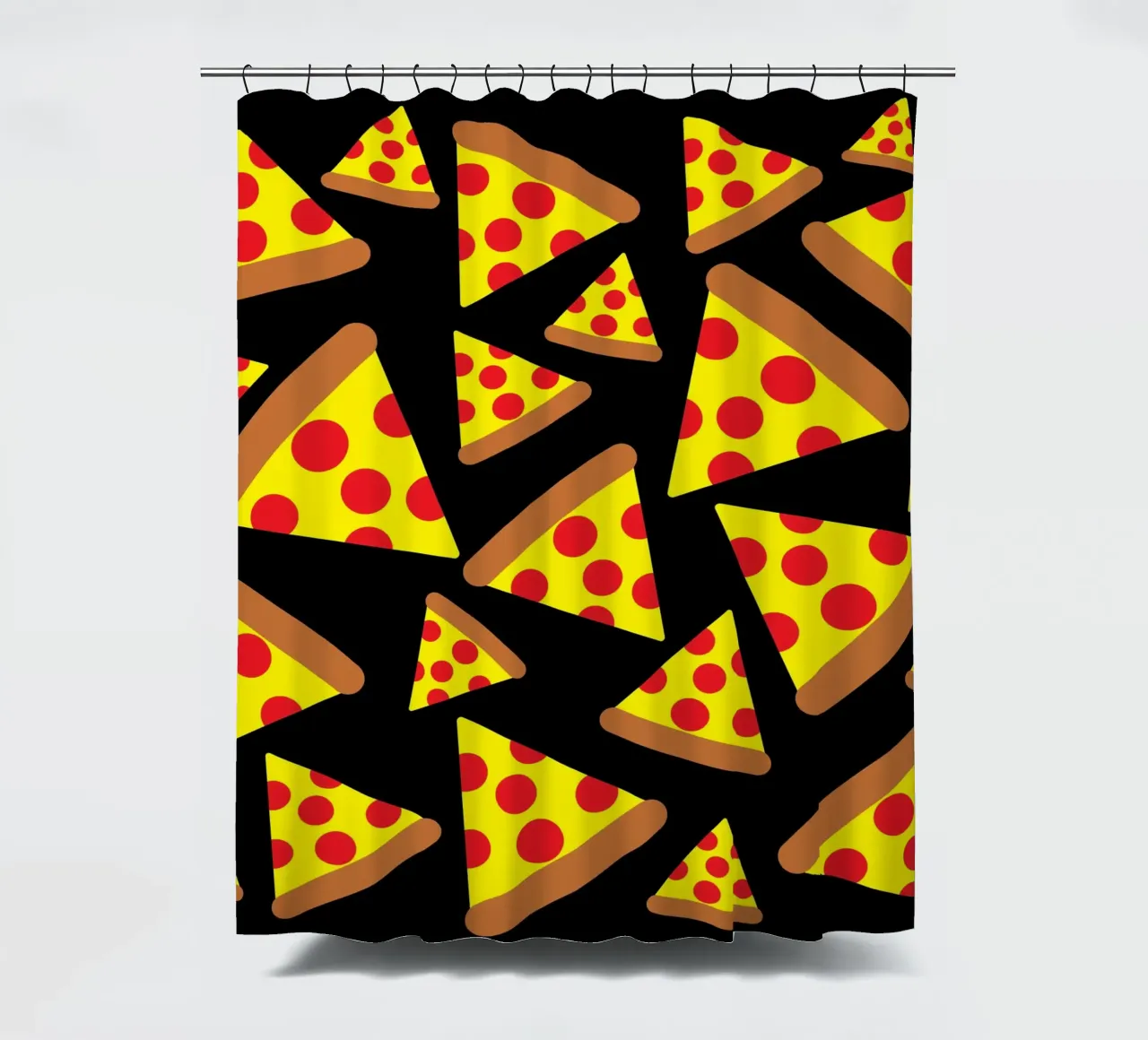 Pizza pattern tenda da doccia da baobabprintstore