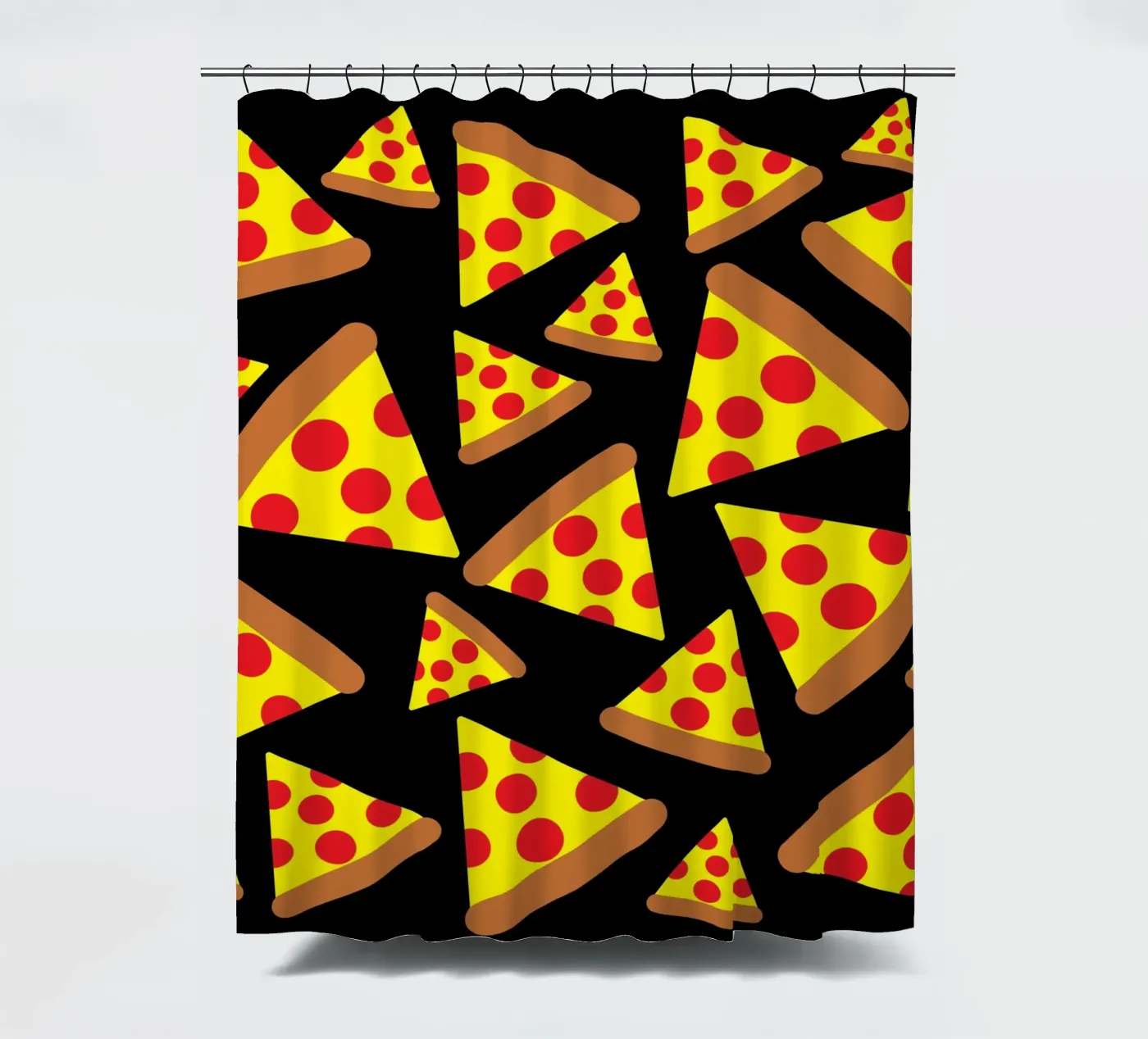 Pizza pattern Duschvorhang von baobabprintstore