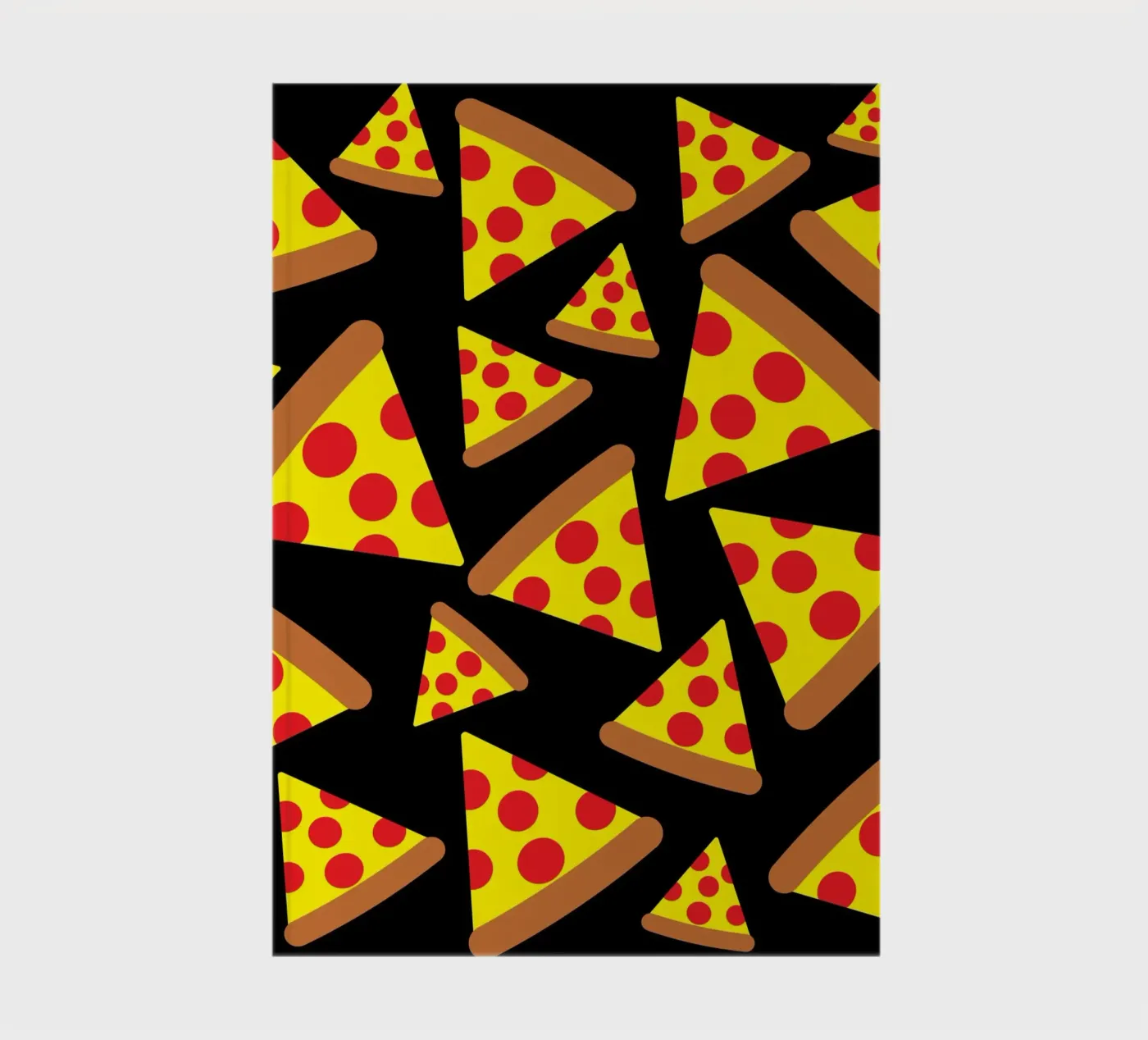 Pizza pattern notebook by baobabprintstore