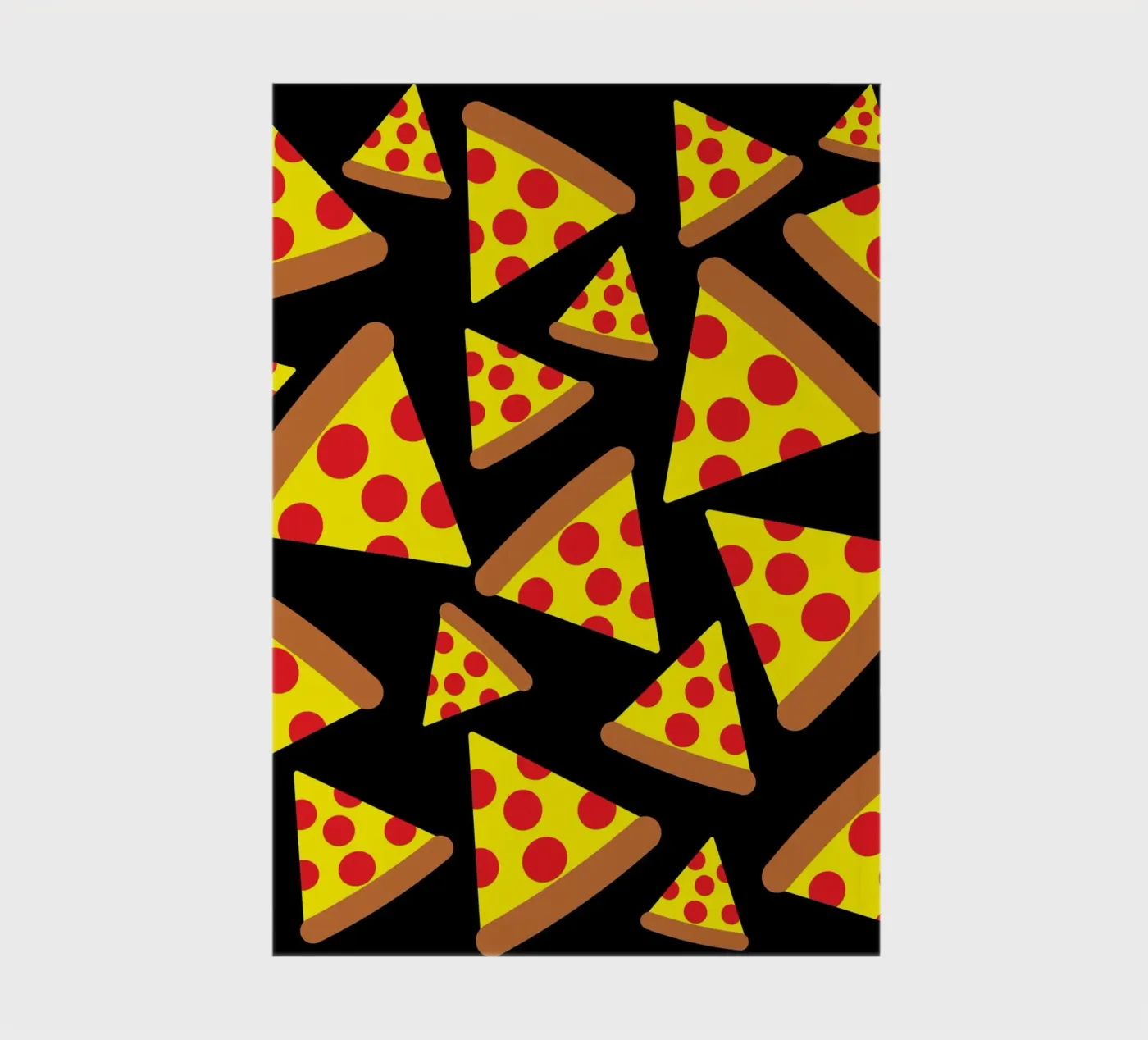 Pizza pattern notebook by baobabprintstore