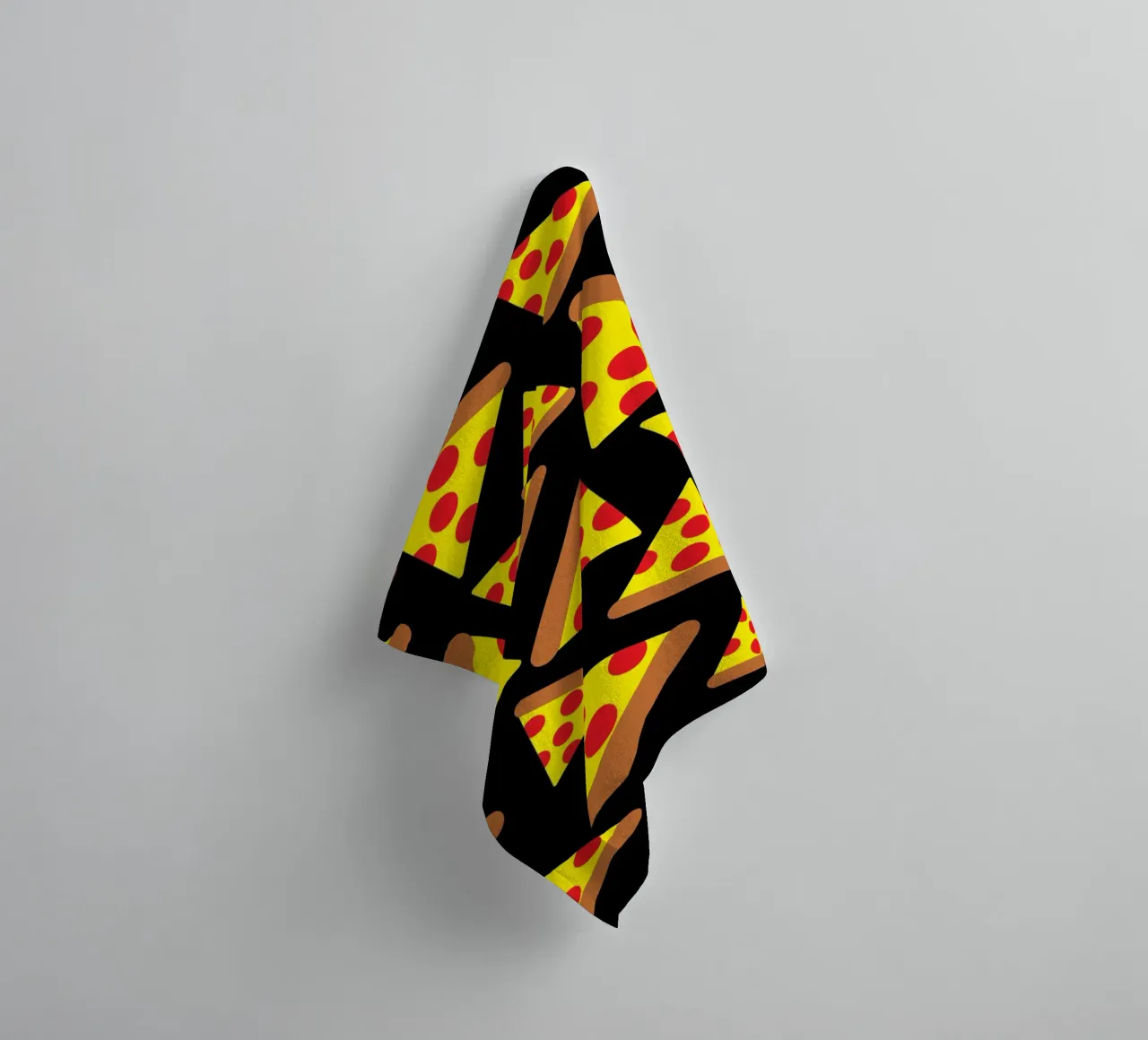 Pizza pattern asciugamano da bagno da baobabprintstore