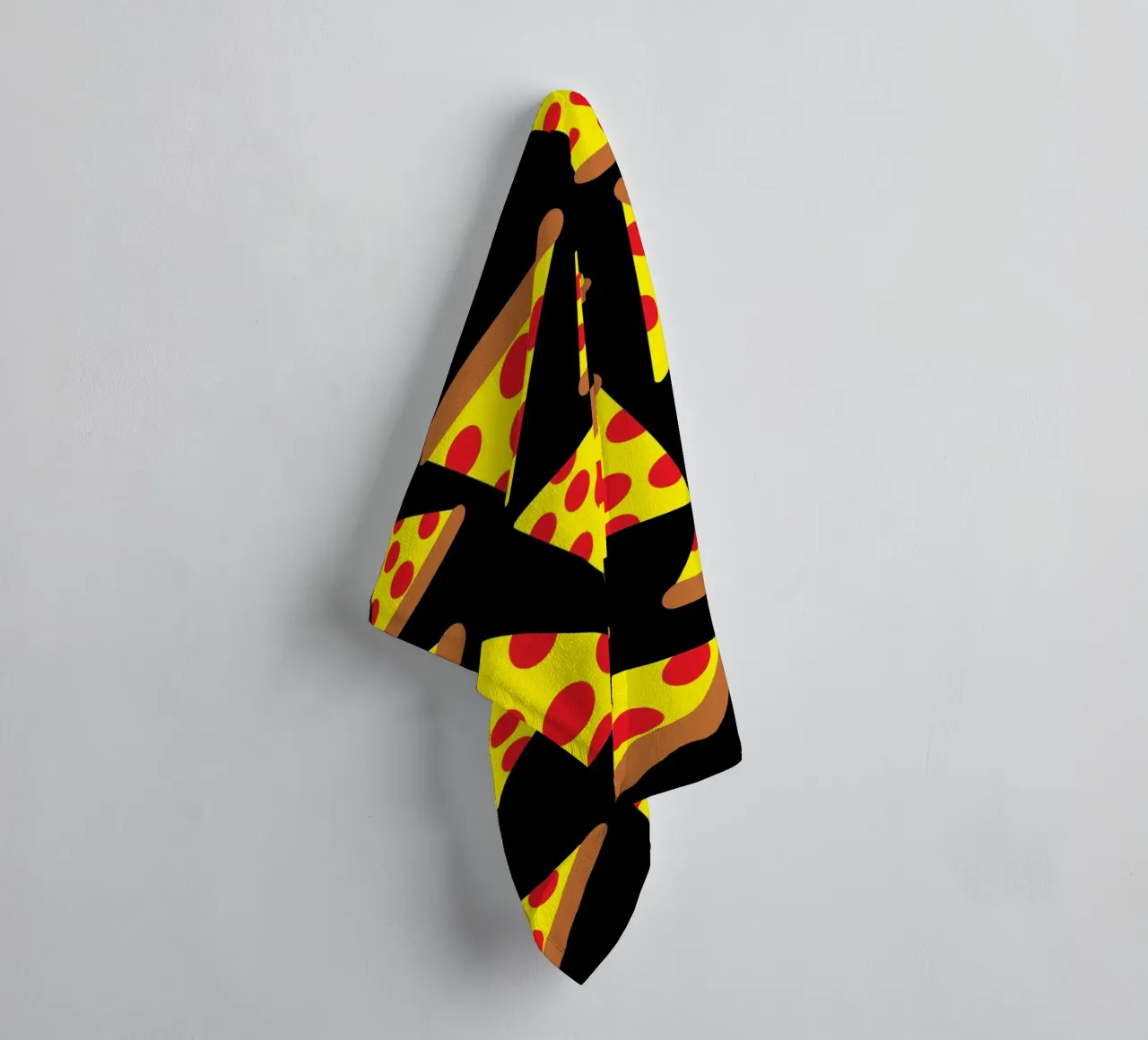 Pizza pattern asciugamano da bagno da baobabprintstore