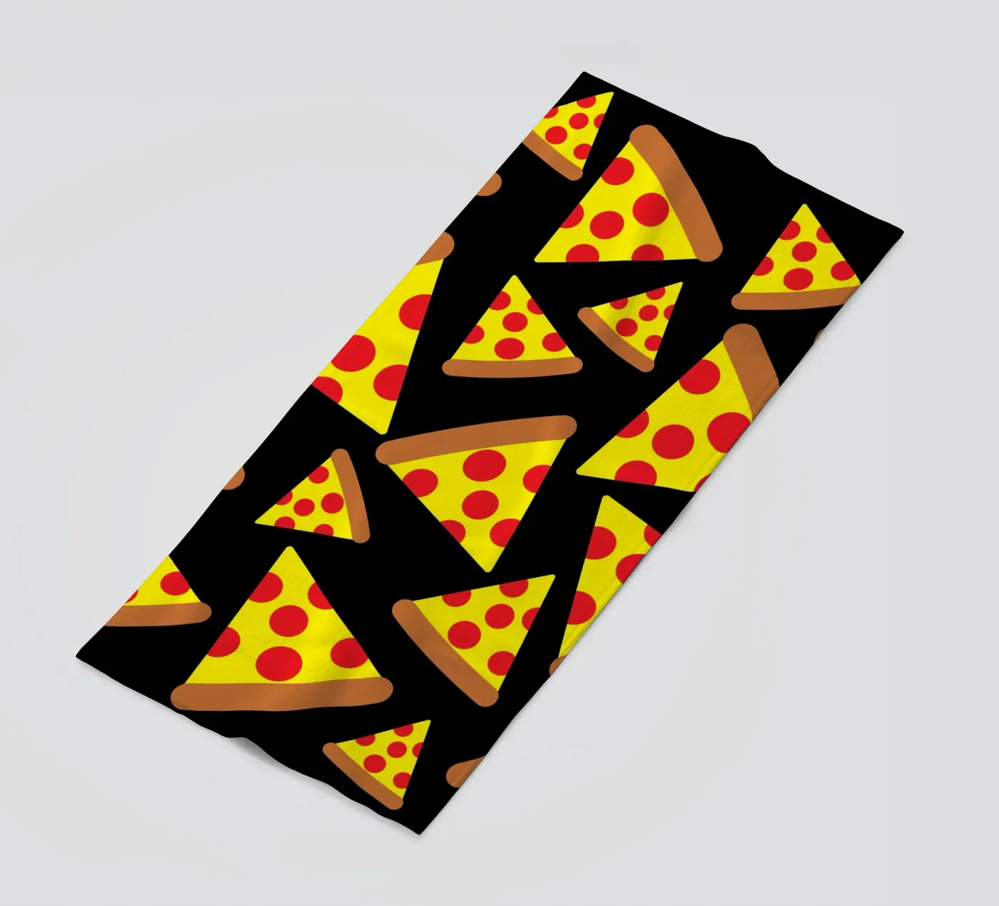 Pizza pattern strandhanddoek van baobabprintstore