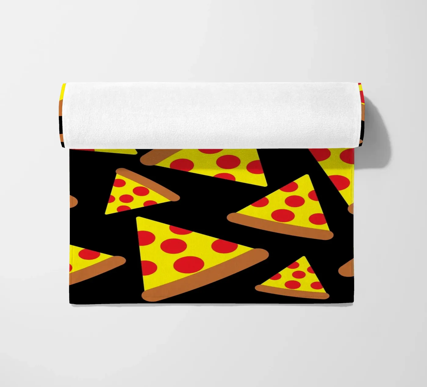 Pizza pattern strandhanddoek van baobabprintstore