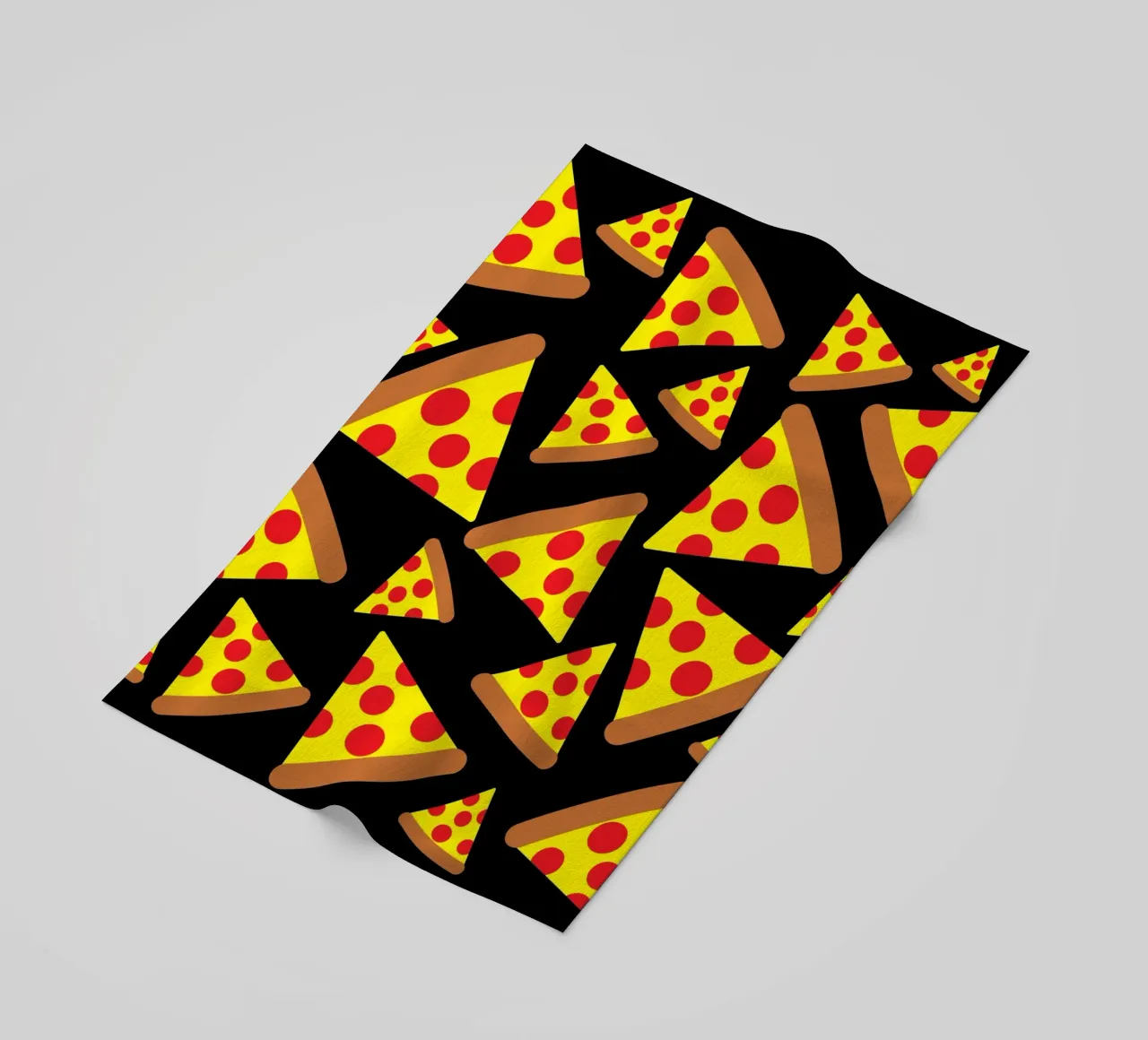 Pizza pattern telo mare da baobabprintstore