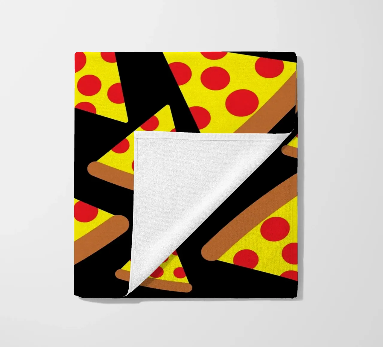 Pizza pattern telo mare da baobabprintstore