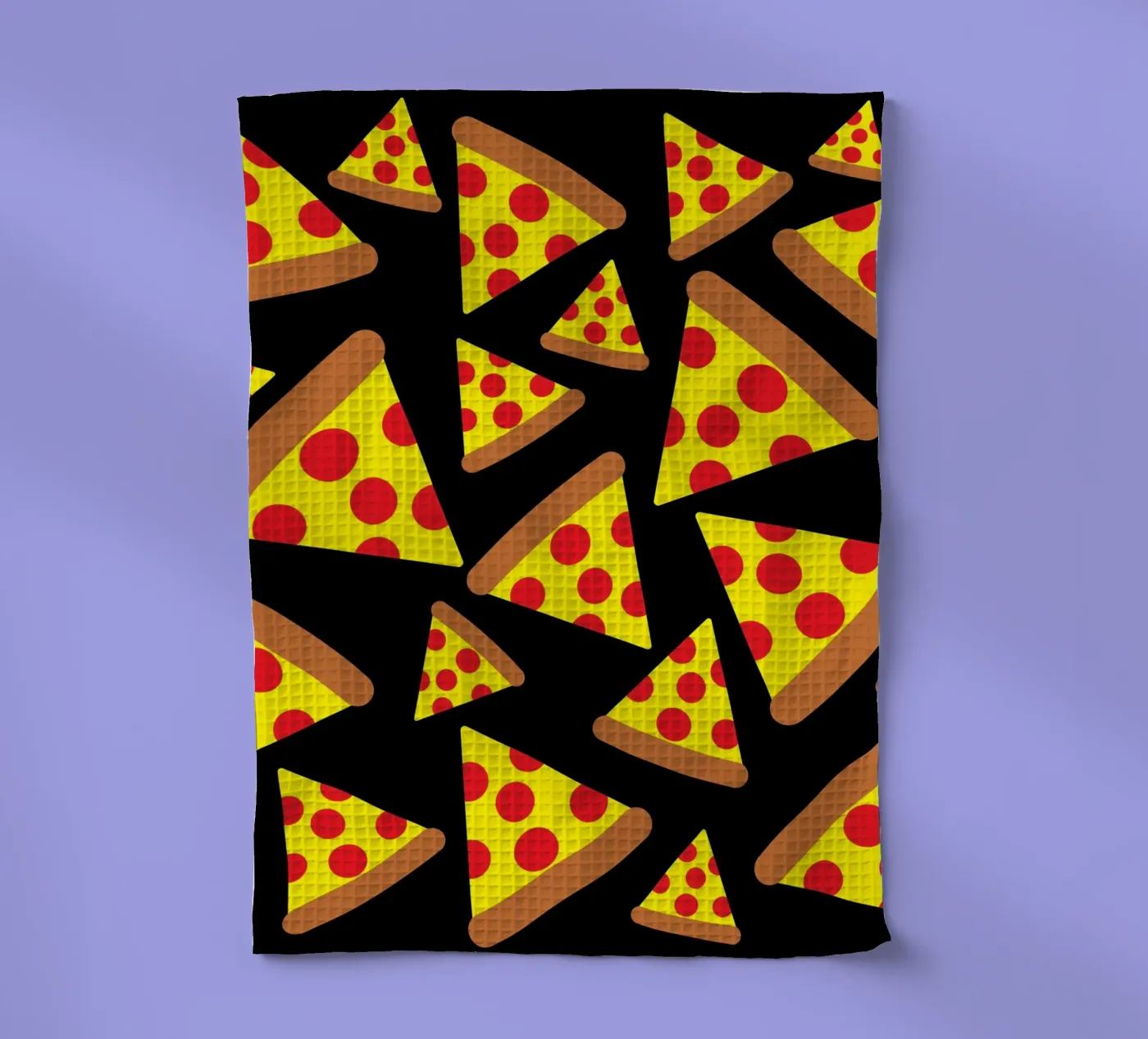 Pizza pattern torchon de baobabprintstore