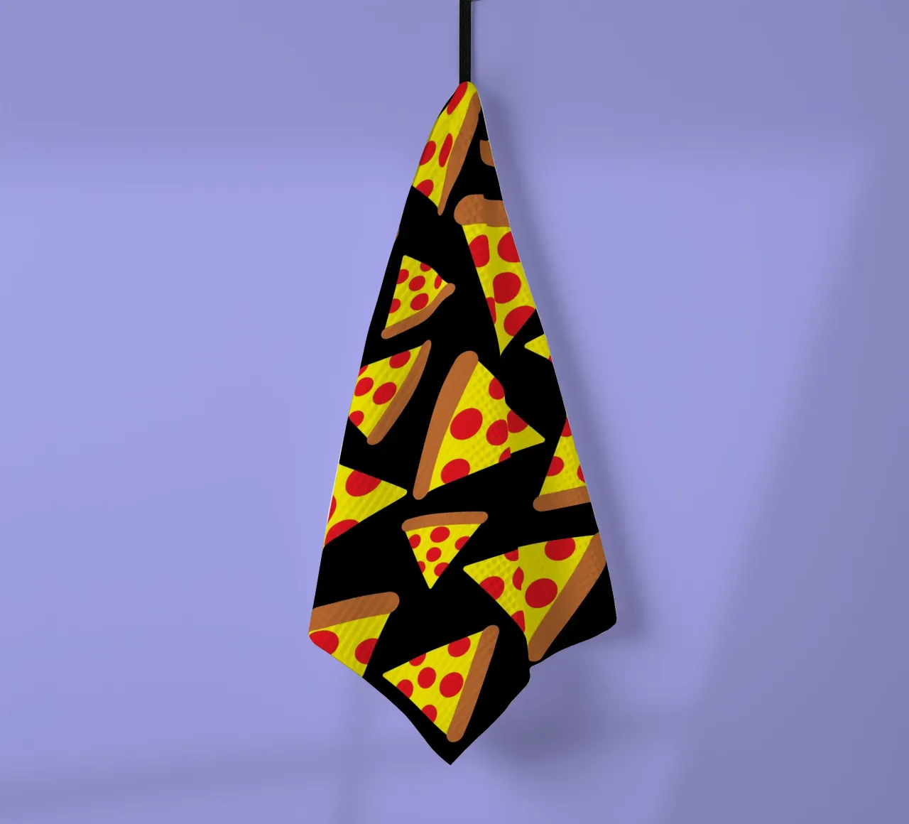 Pizza pattern torchon de baobabprintstore