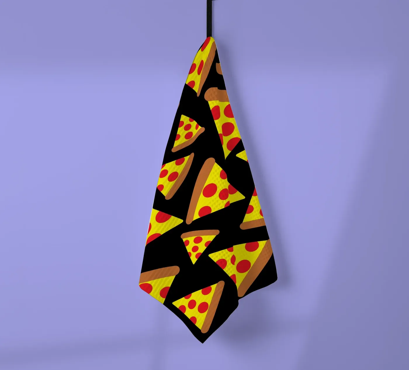 Pizza pattern torchon de baobabprintstore