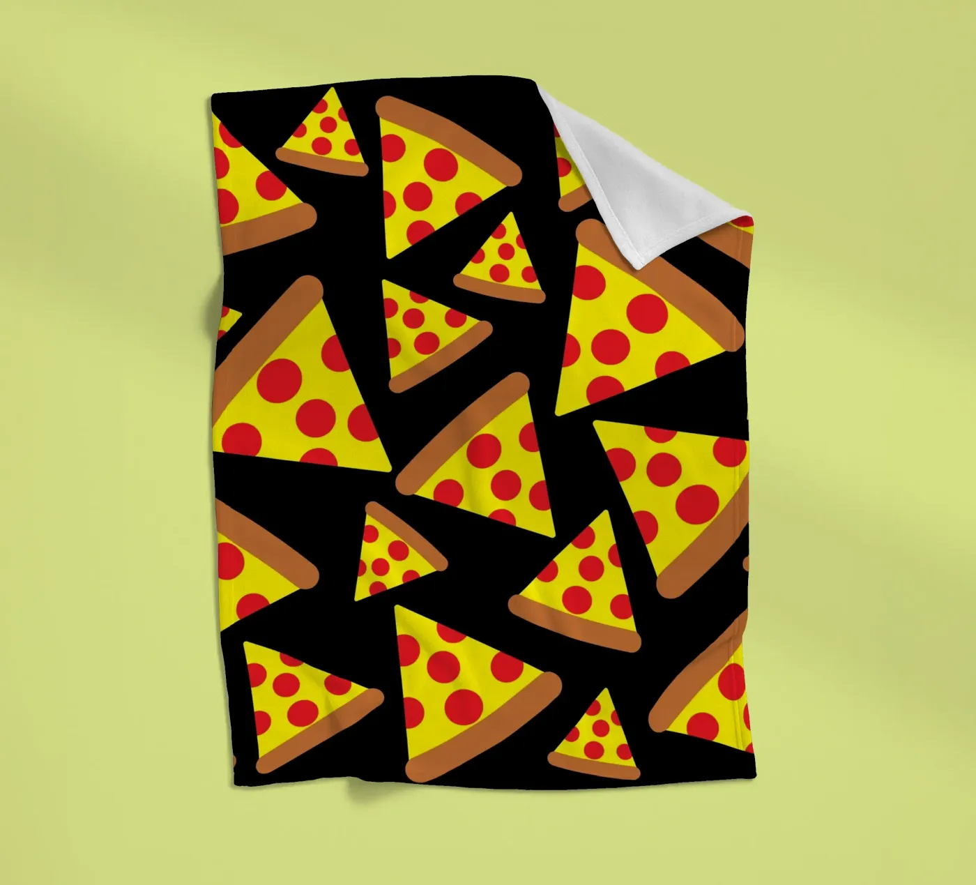 Pizza pattern Fleecedecke von baobabprintstore