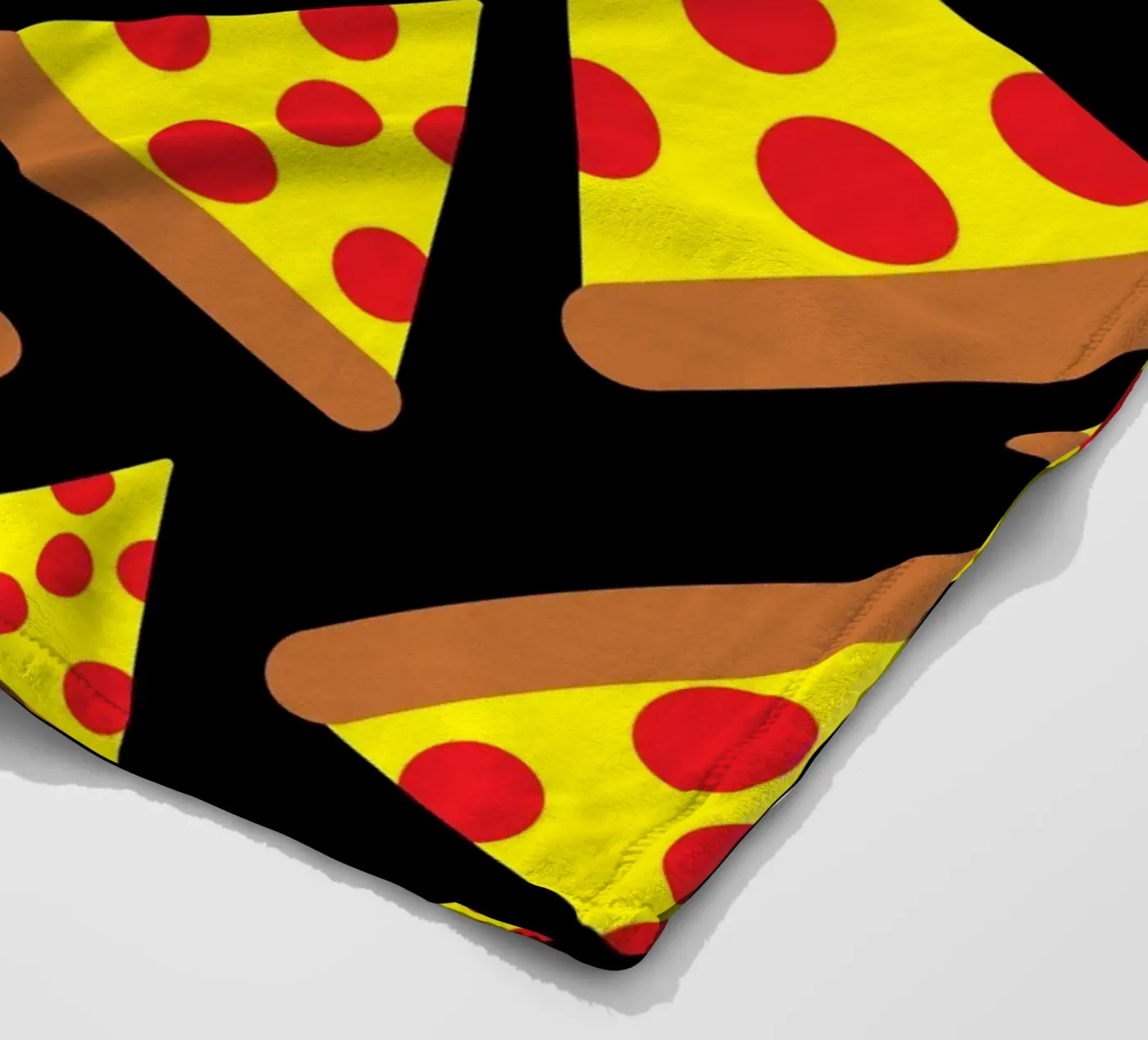 Pizza pattern fleecedeken van baobabprintstore
