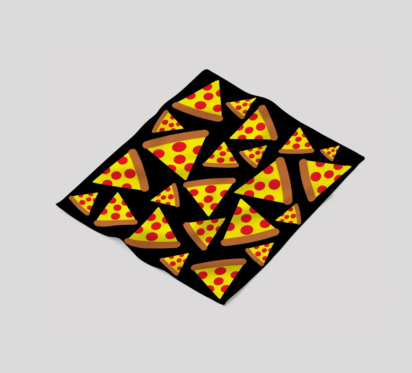 Pizza pattern fleecedeken van baobabprintstore