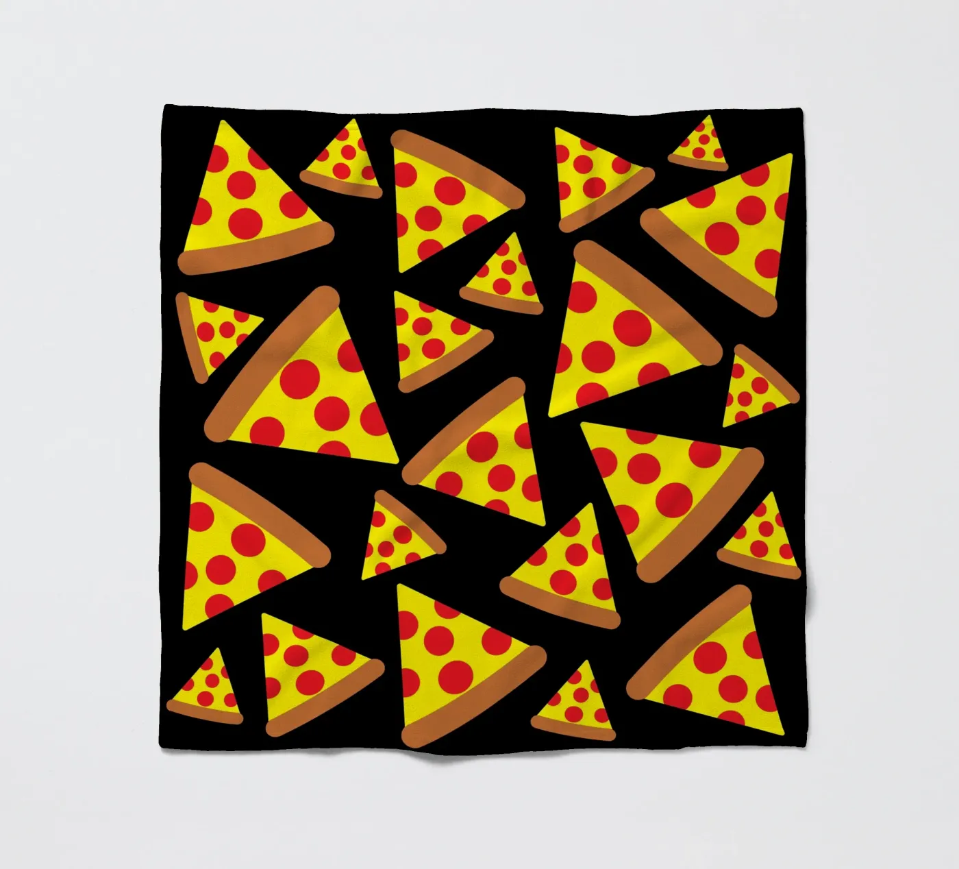Pizza pattern fleecedeken van baobabprintstore
