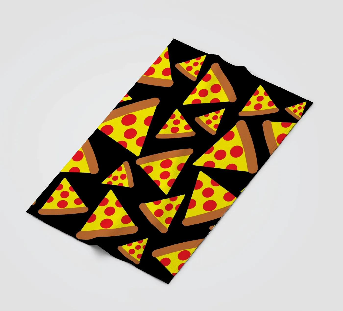 Pizza pattern Fleecedecke von baobabprintstore