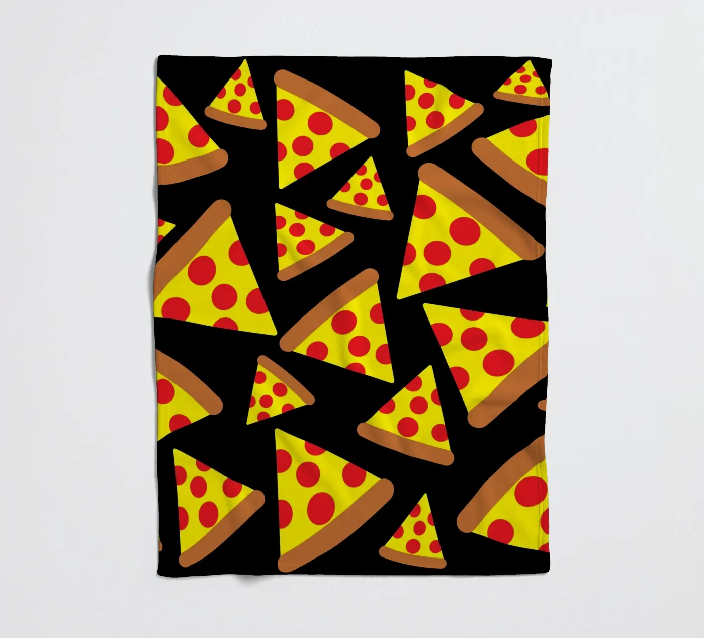 Pizza pattern fleecedeken van baobabprintstore