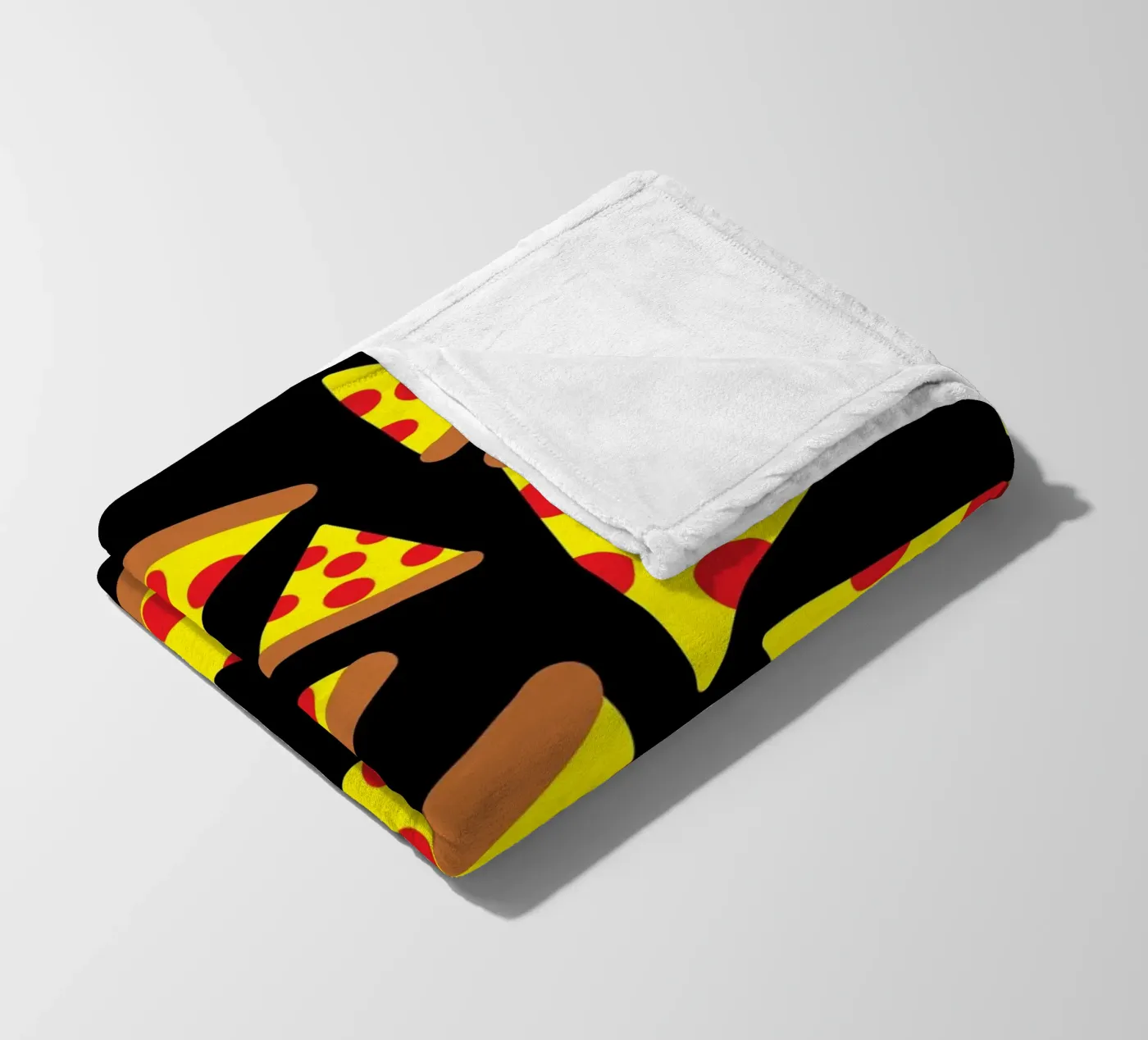 Pizza pattern fleecedeken van baobabprintstore