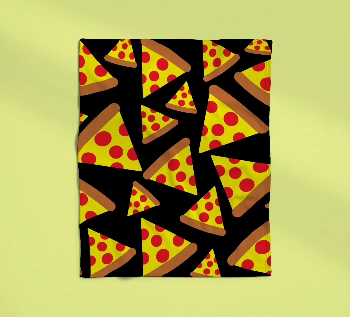 Pizza pattern Fleecedecke von baobabprintstore