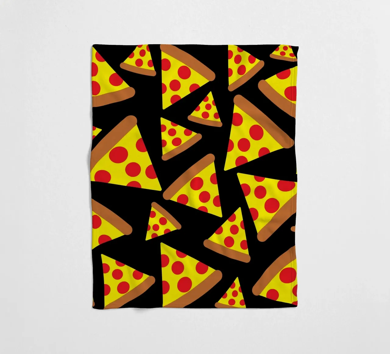 Pizza pattern coperta in pile da baobabprintstore