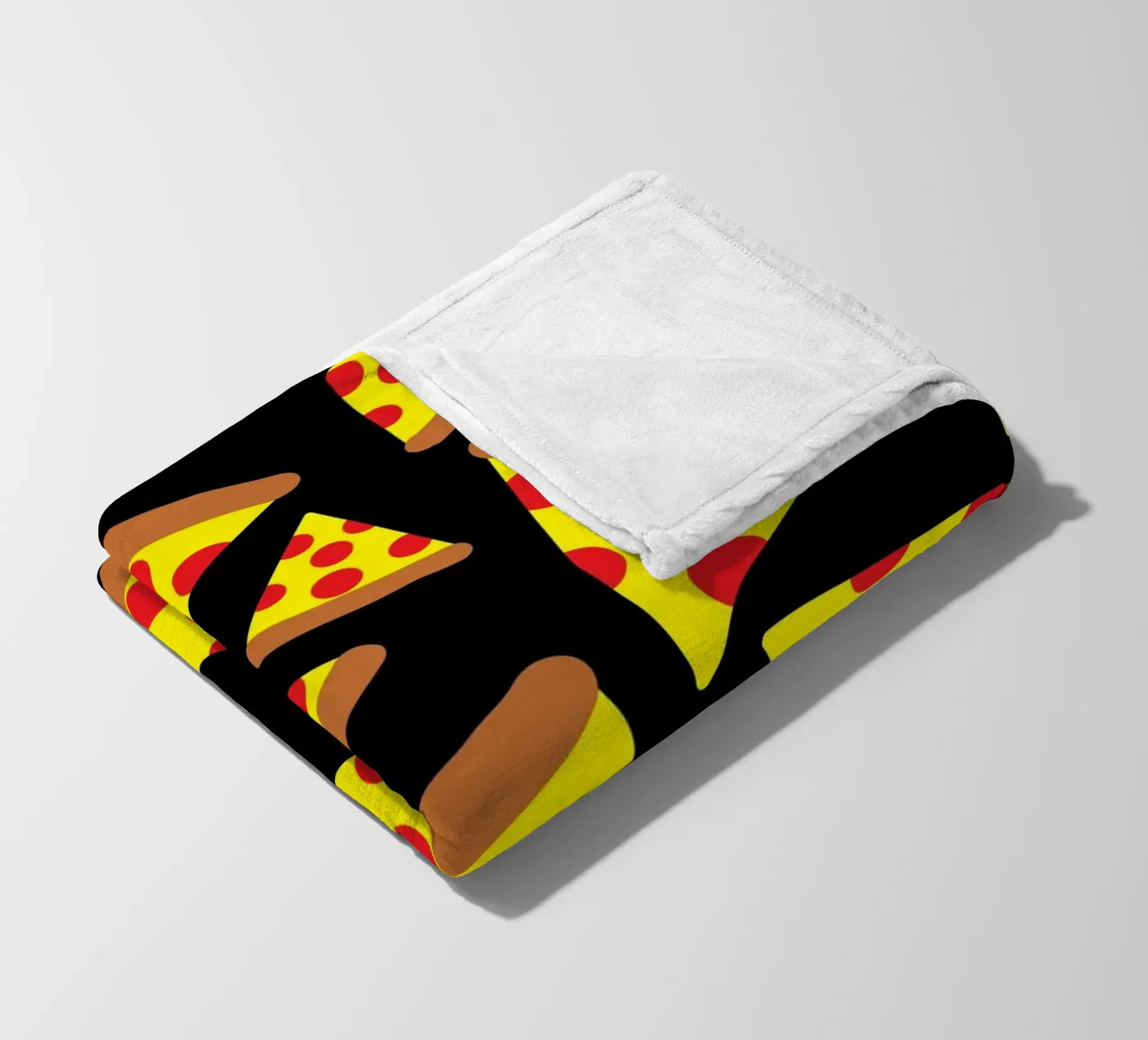 Pizza pattern fleecedeken van baobabprintstore