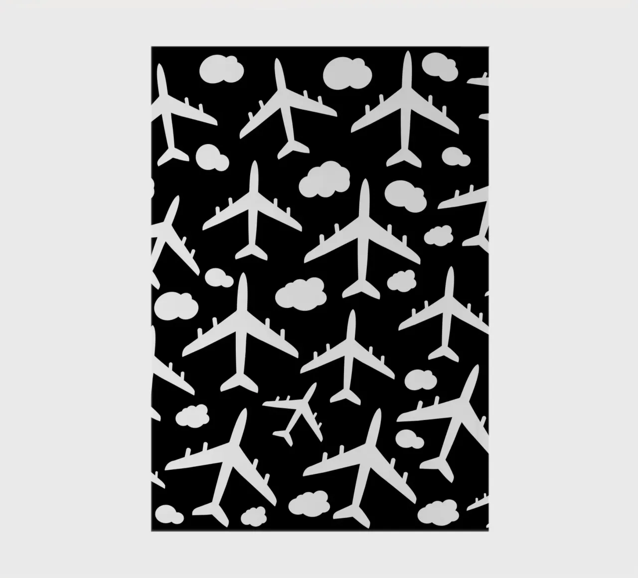 Flying aircraft pattern notebook by baobabprintstore