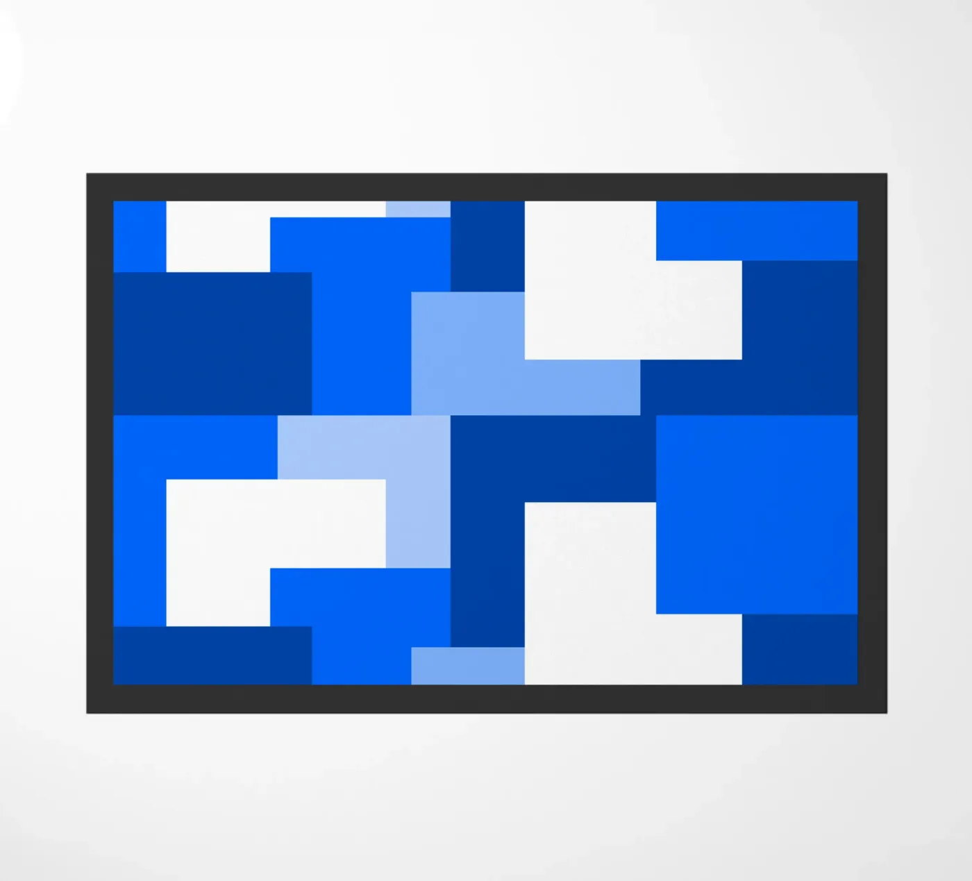 Blue square tiles zerbino da baobabprintstore