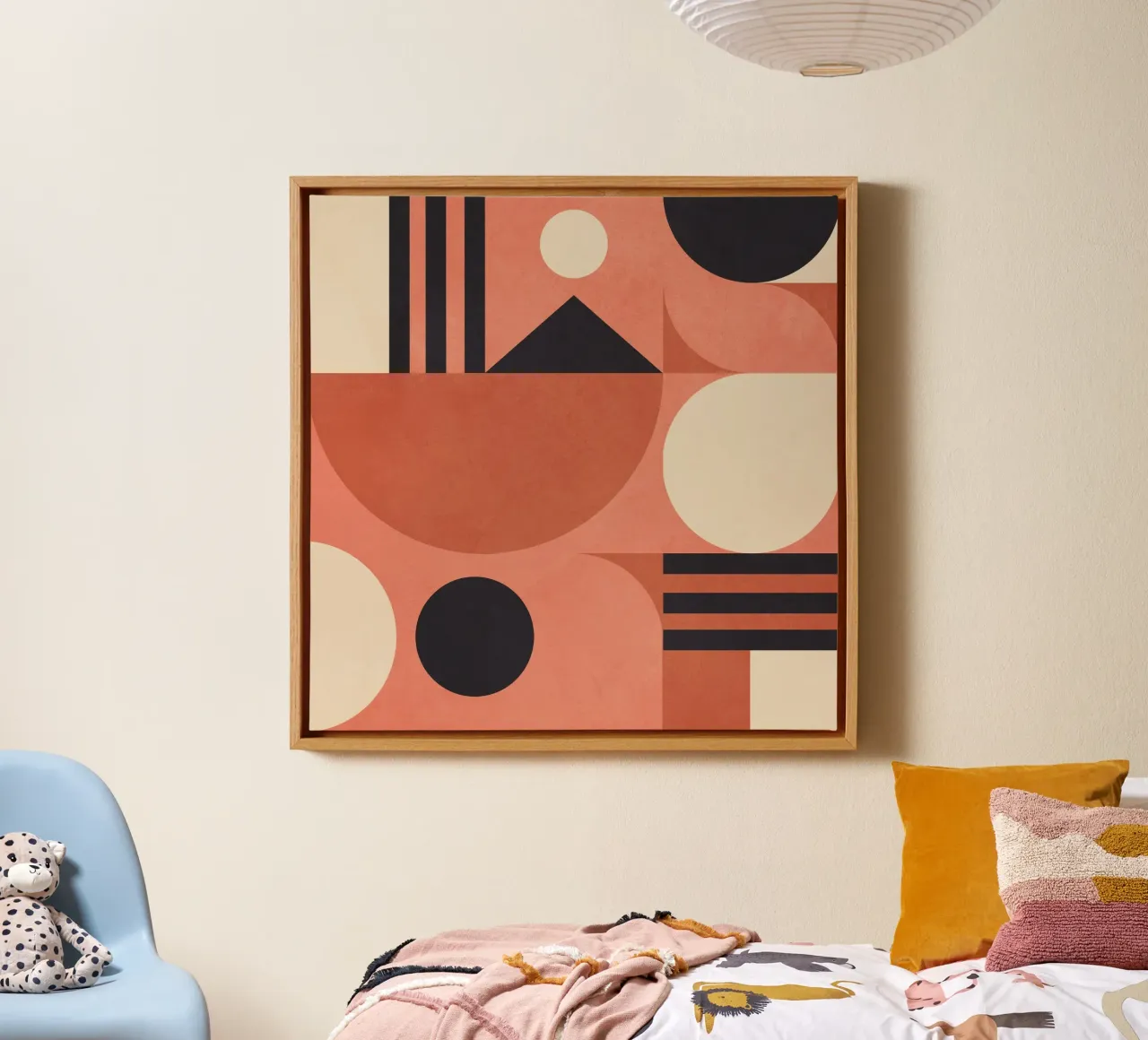 Forme geometriche 181 tela con Cornice a cassetta da Gaite