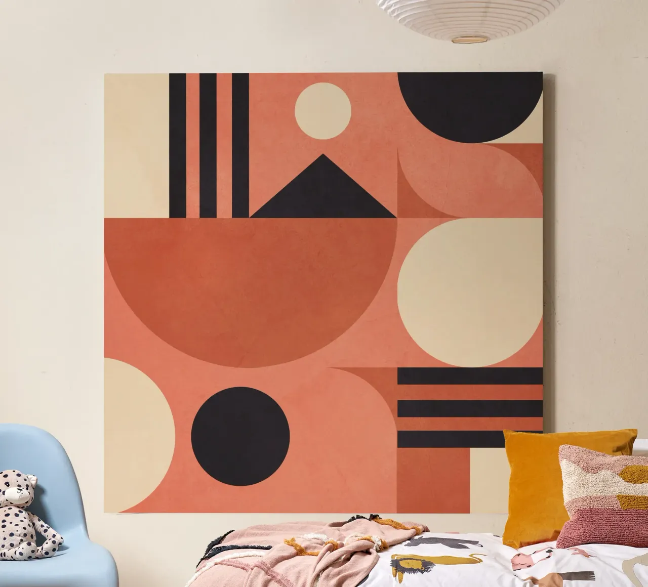 Forme geometriche 181 tela con Cornice a cassetta da Gaite
