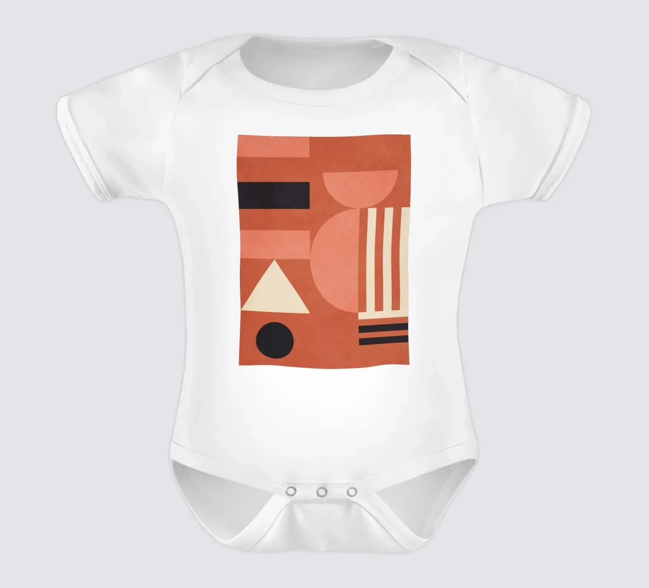 Forme geometriche 182 body neonato maniche corte da Gaite