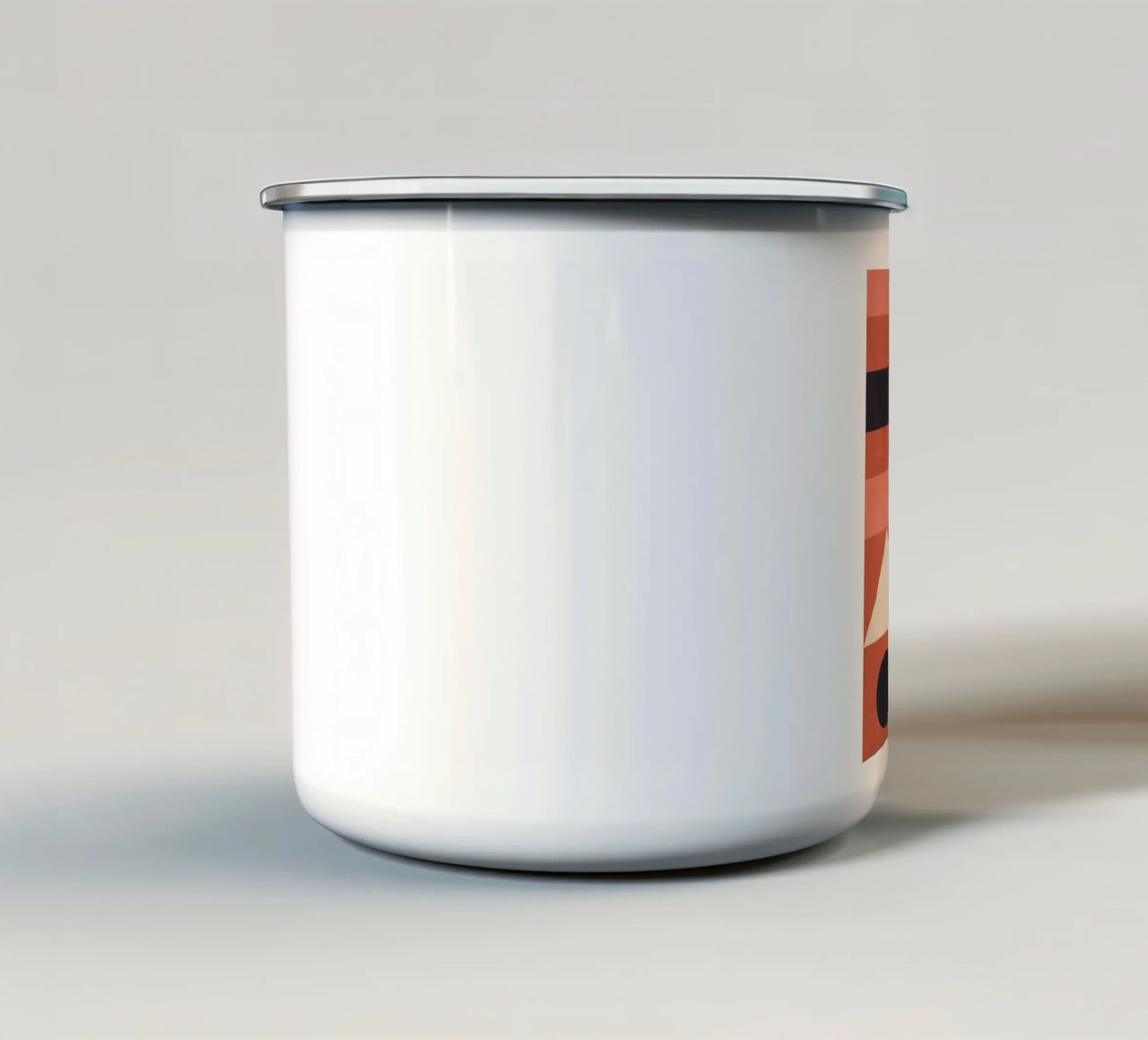 Forme geometriche 182 tazza in smalto da Gaite