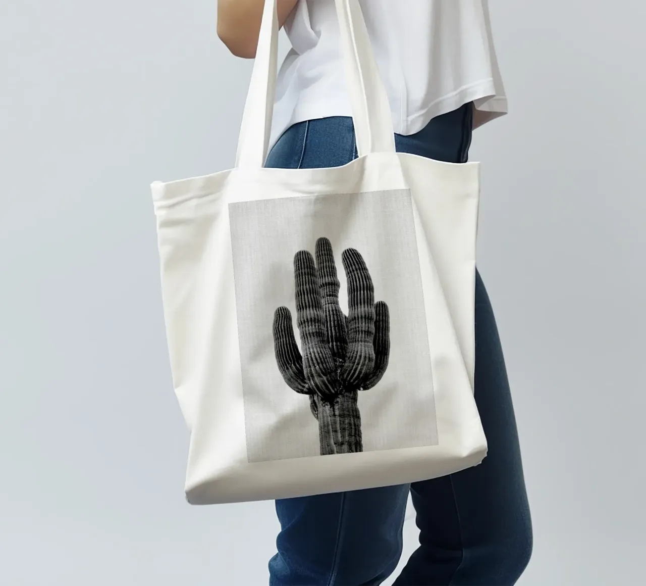 Print 91 borsa in juta da Lila x Lola