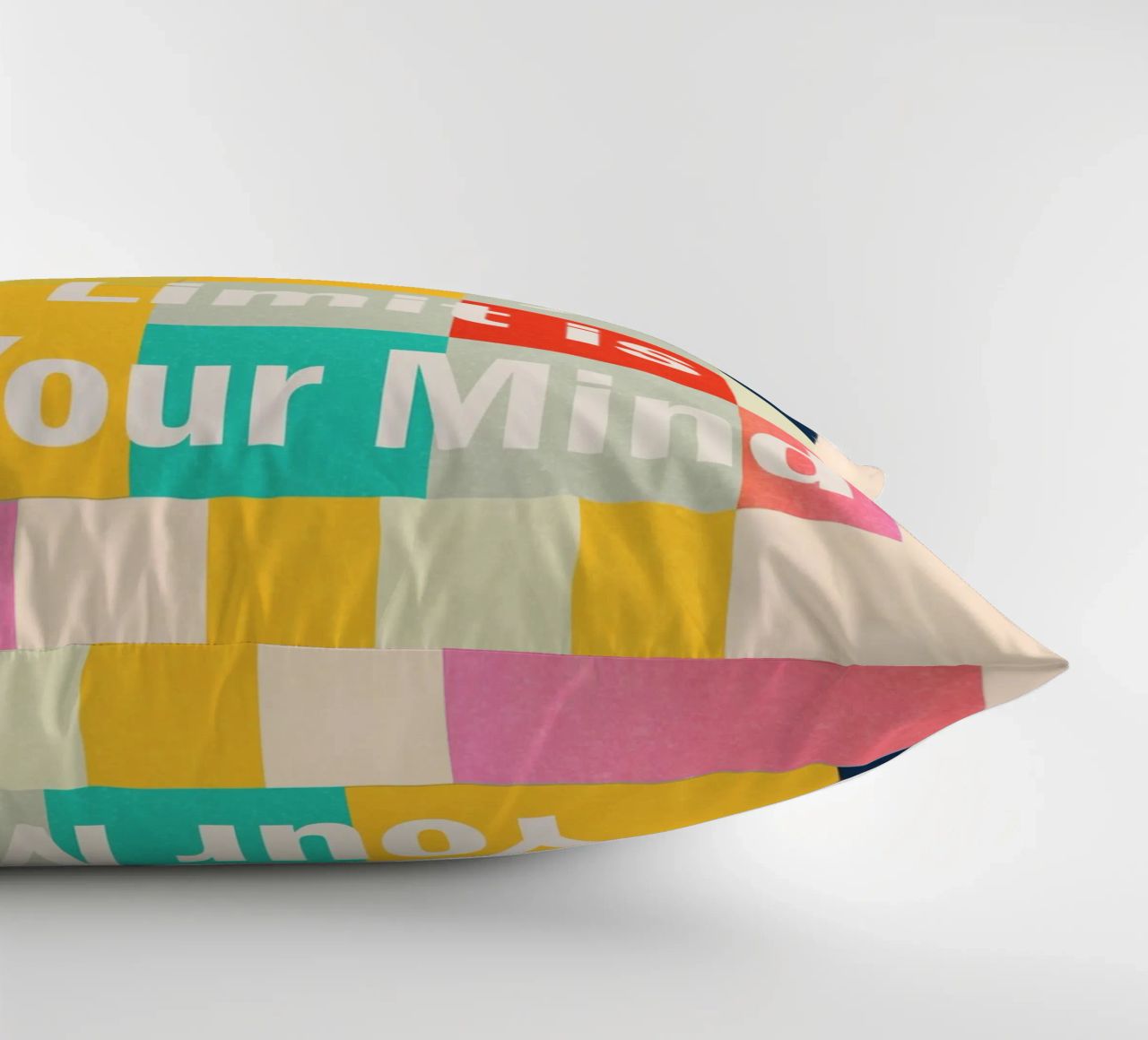 Your Only Limit Is Your Mind decorative cushion by Gaite