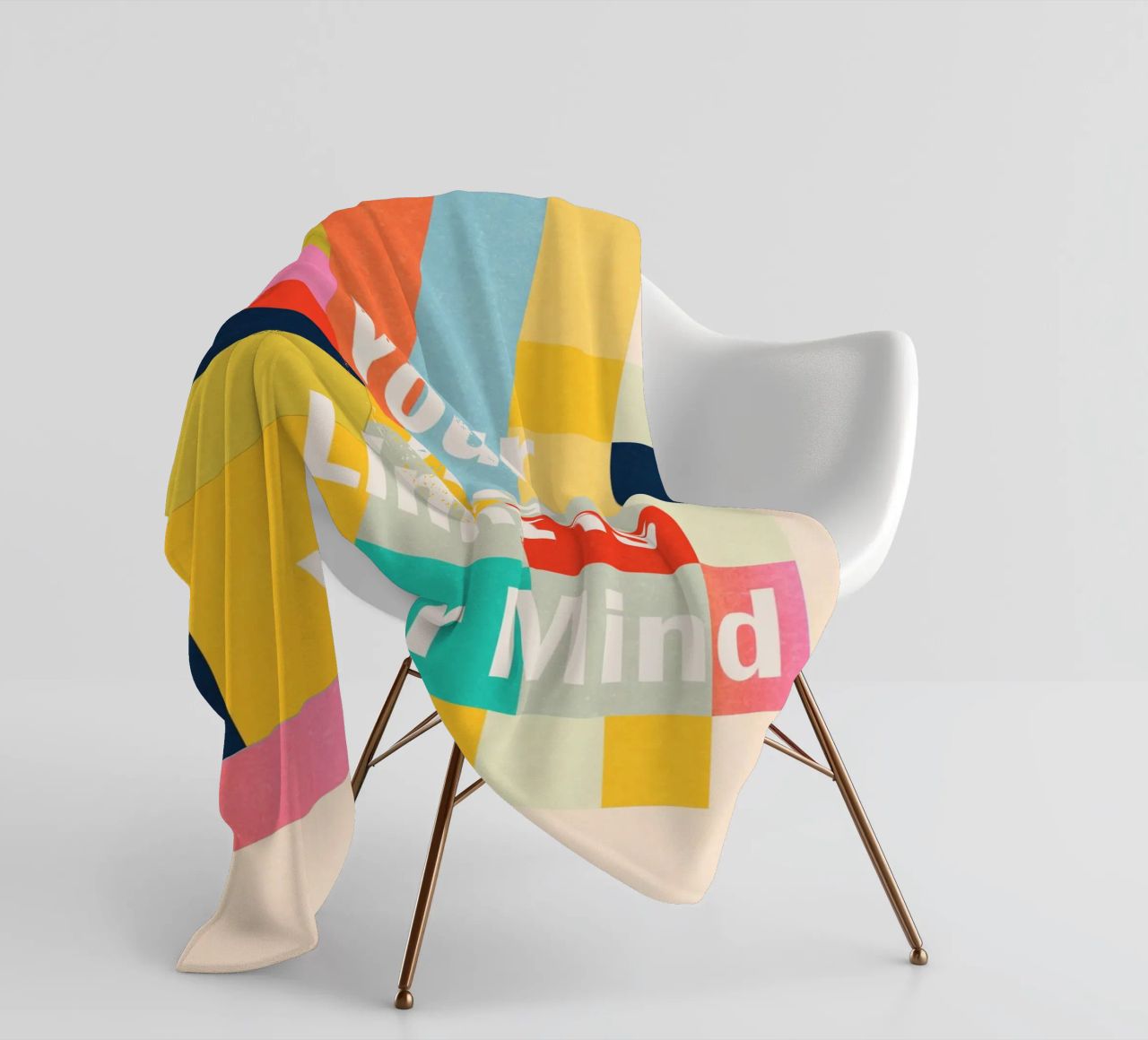 Your Only Limit Is Your Mind fleece blanket by Gaite