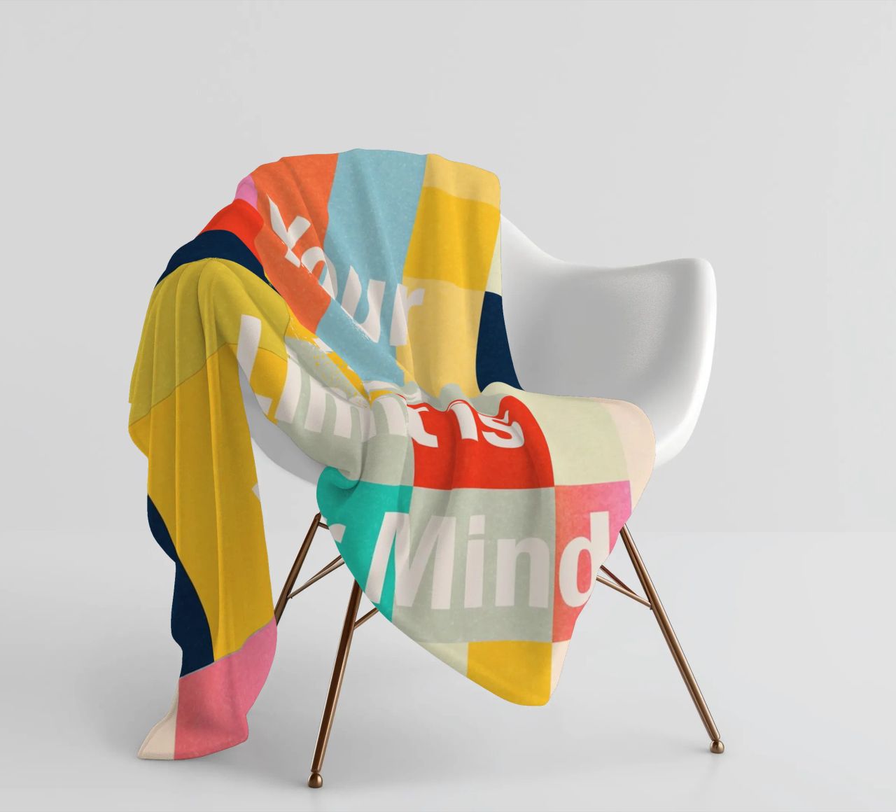Your Only Limit Is Your Mind fleece blanket by Gaite