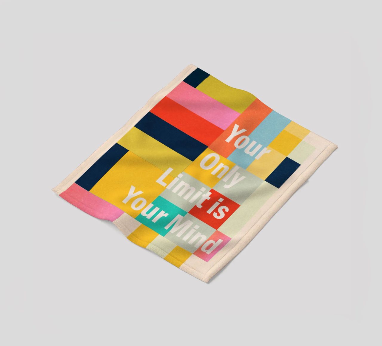 Your Only Limit Is Your Mind fleece blanket by Gaite