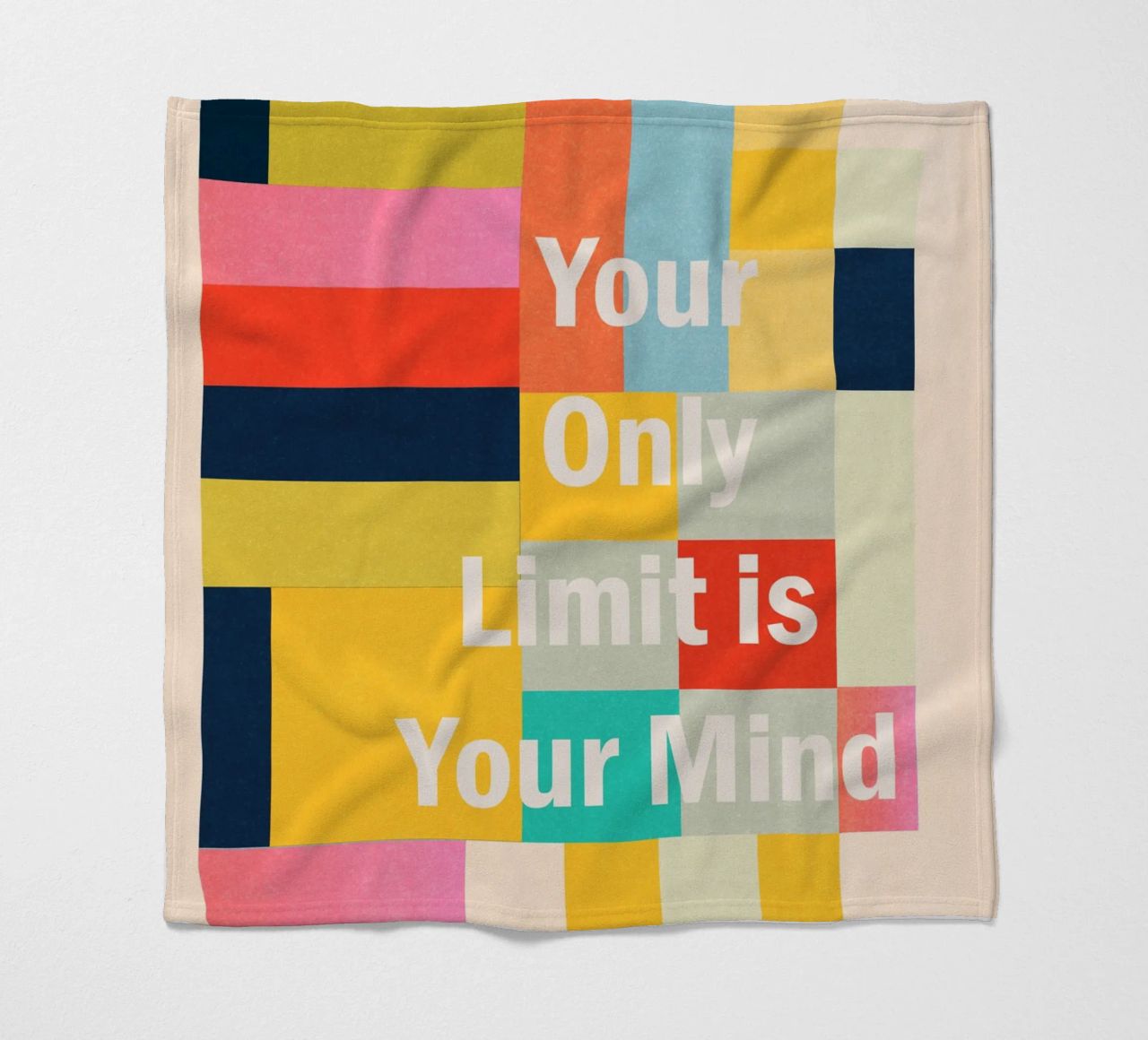 Your Only Limit Is Your Mind fleece blanket by Gaite